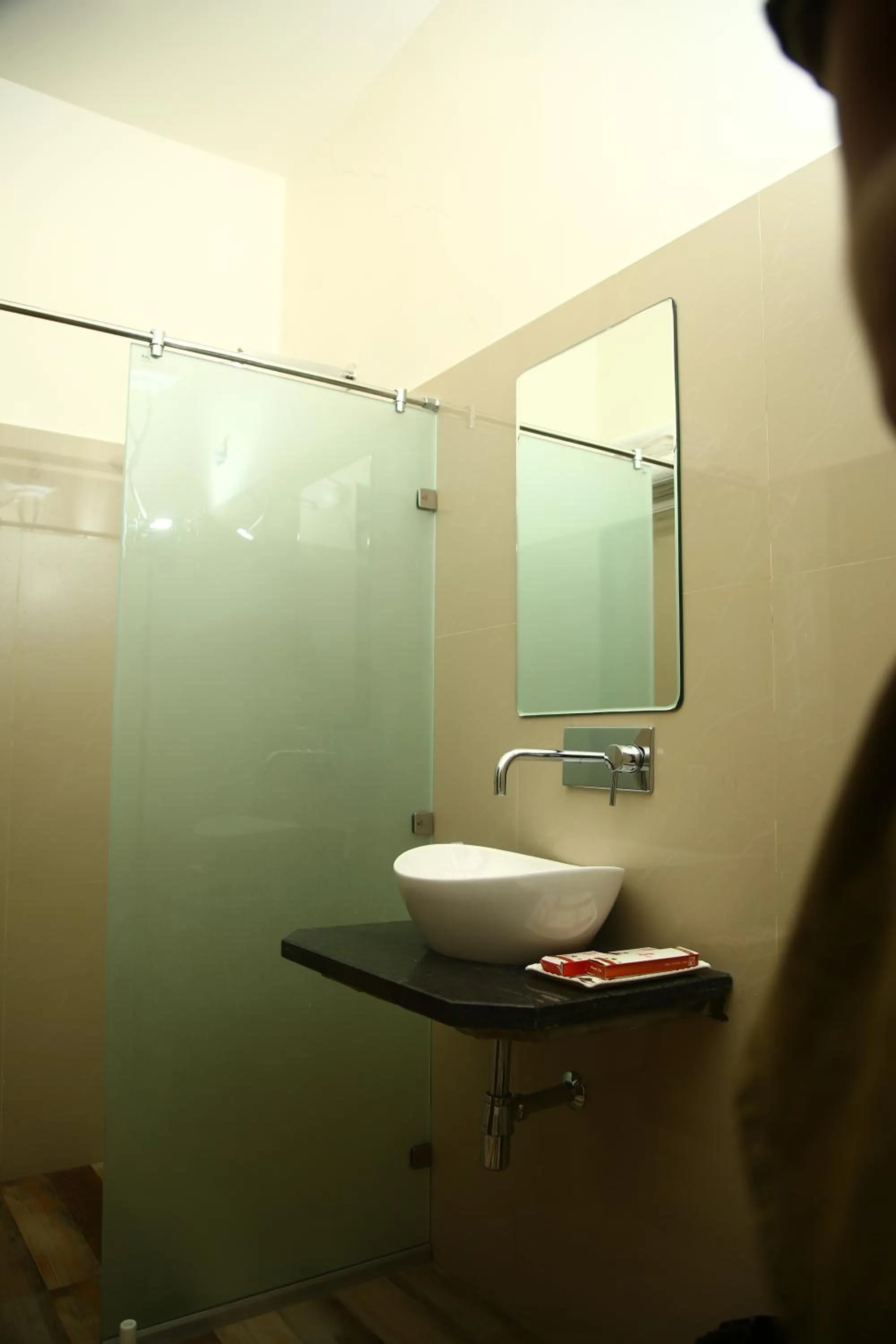 Bathroom in Hotel Manas Plus