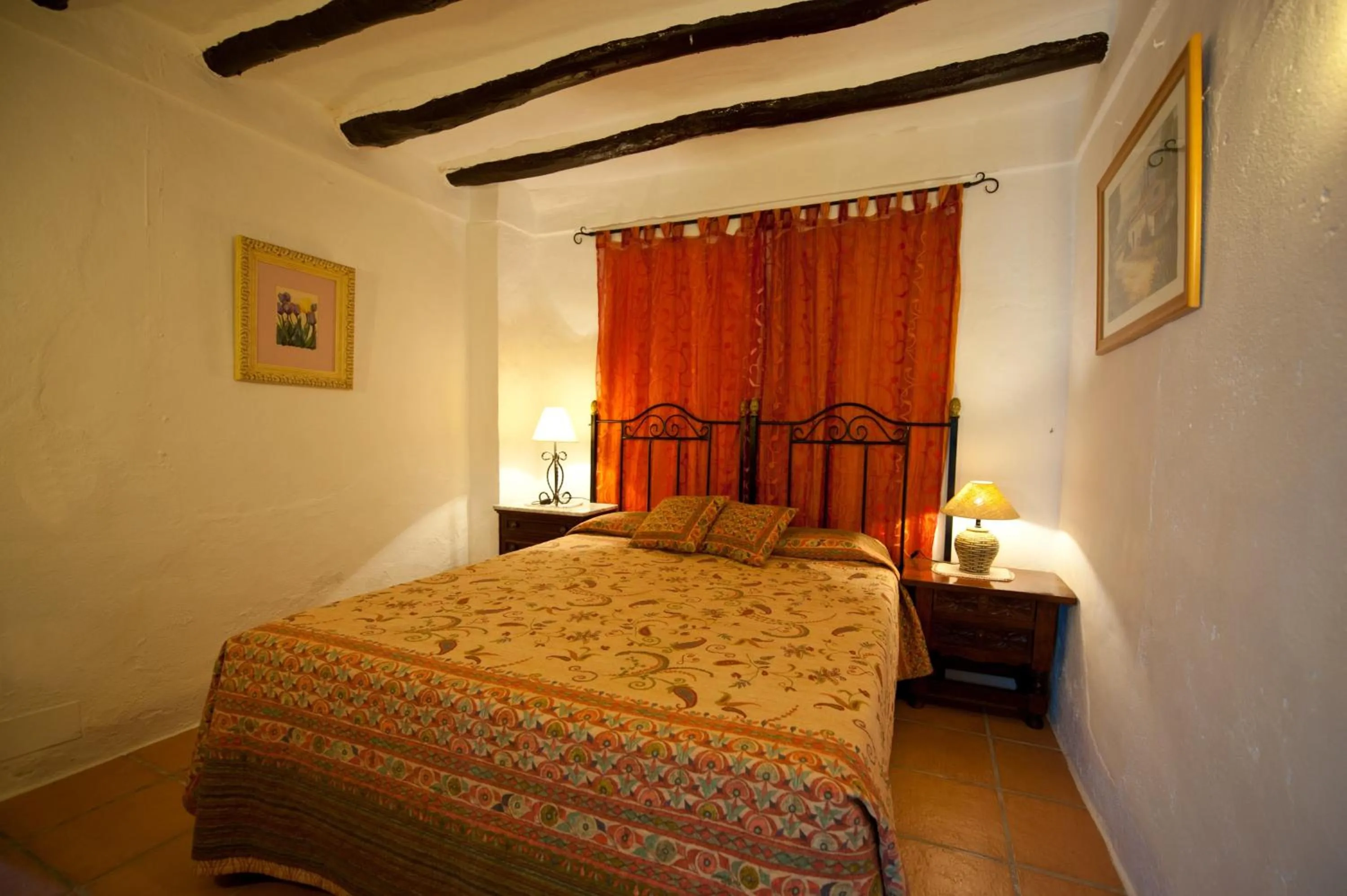 Decorative detail, Bed in Cortijo La Haza