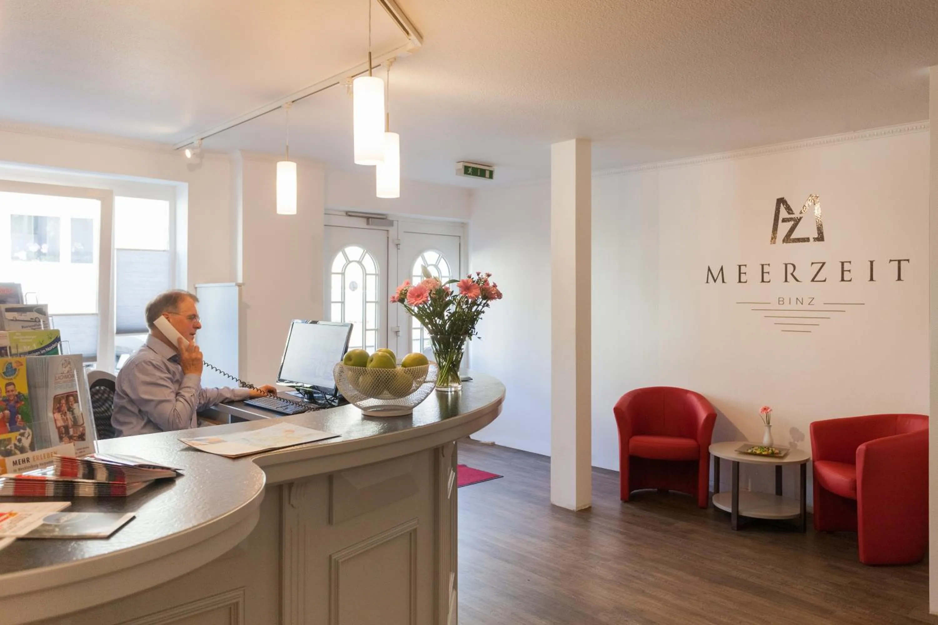 Lobby or reception in Hotel Meerzeit Binz