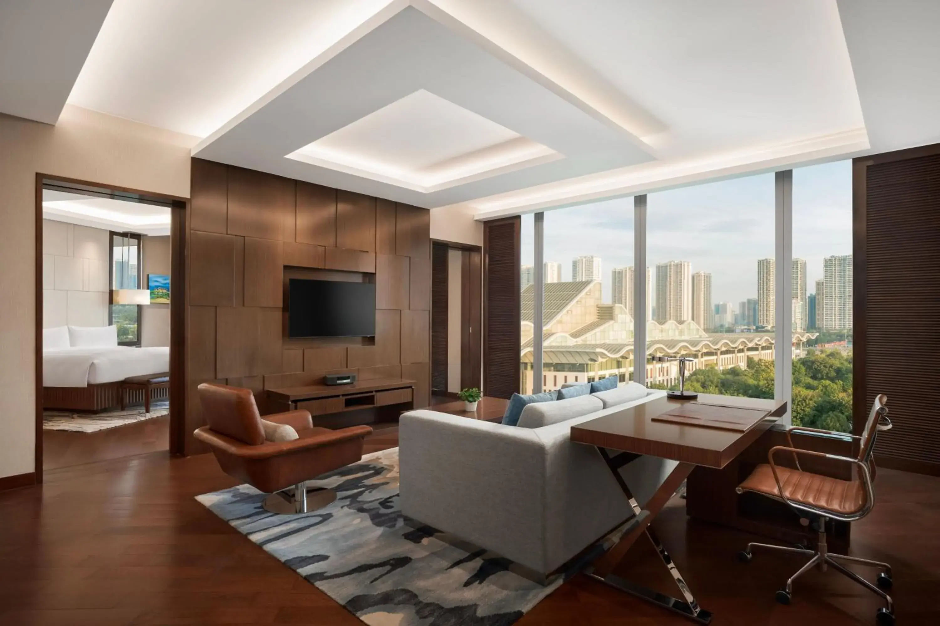 Executive Suite, Executive lounge access, 1 King, Lake View in JW Marriott Hotel Hanoi Executive Suite, Executive lounge access, 1 King, Lake View in JW Marriott Hotel Hanoi