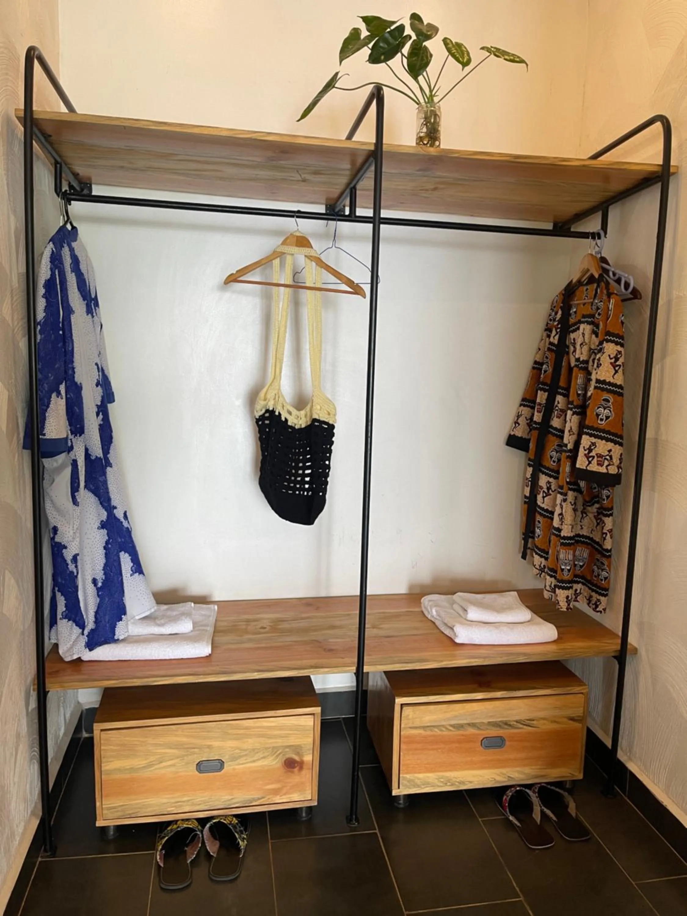 wardrobe in Eagle View Lodge - Kigali