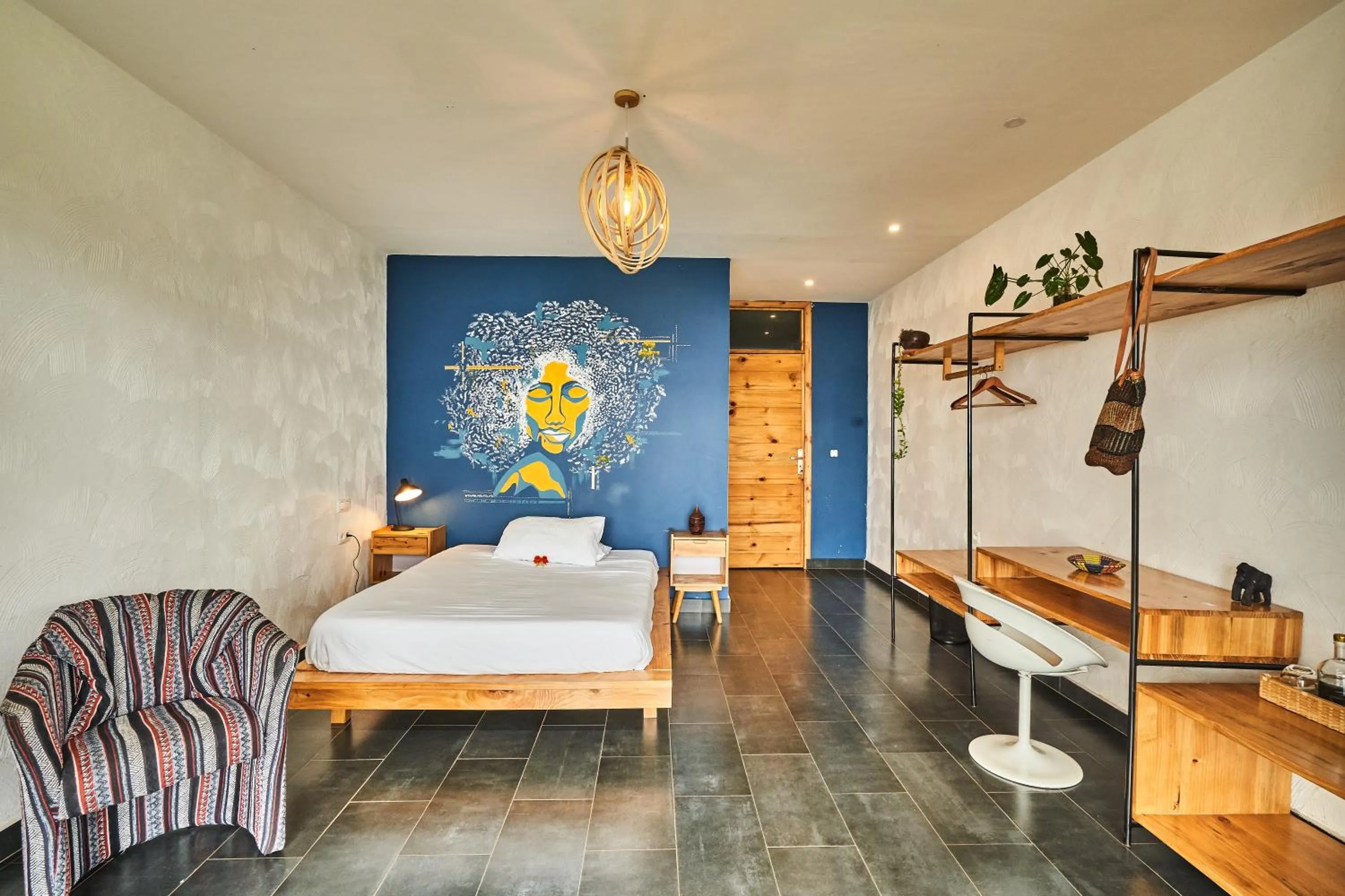 Photo of the whole room, Bed in Eagle View Lodge - Kigali