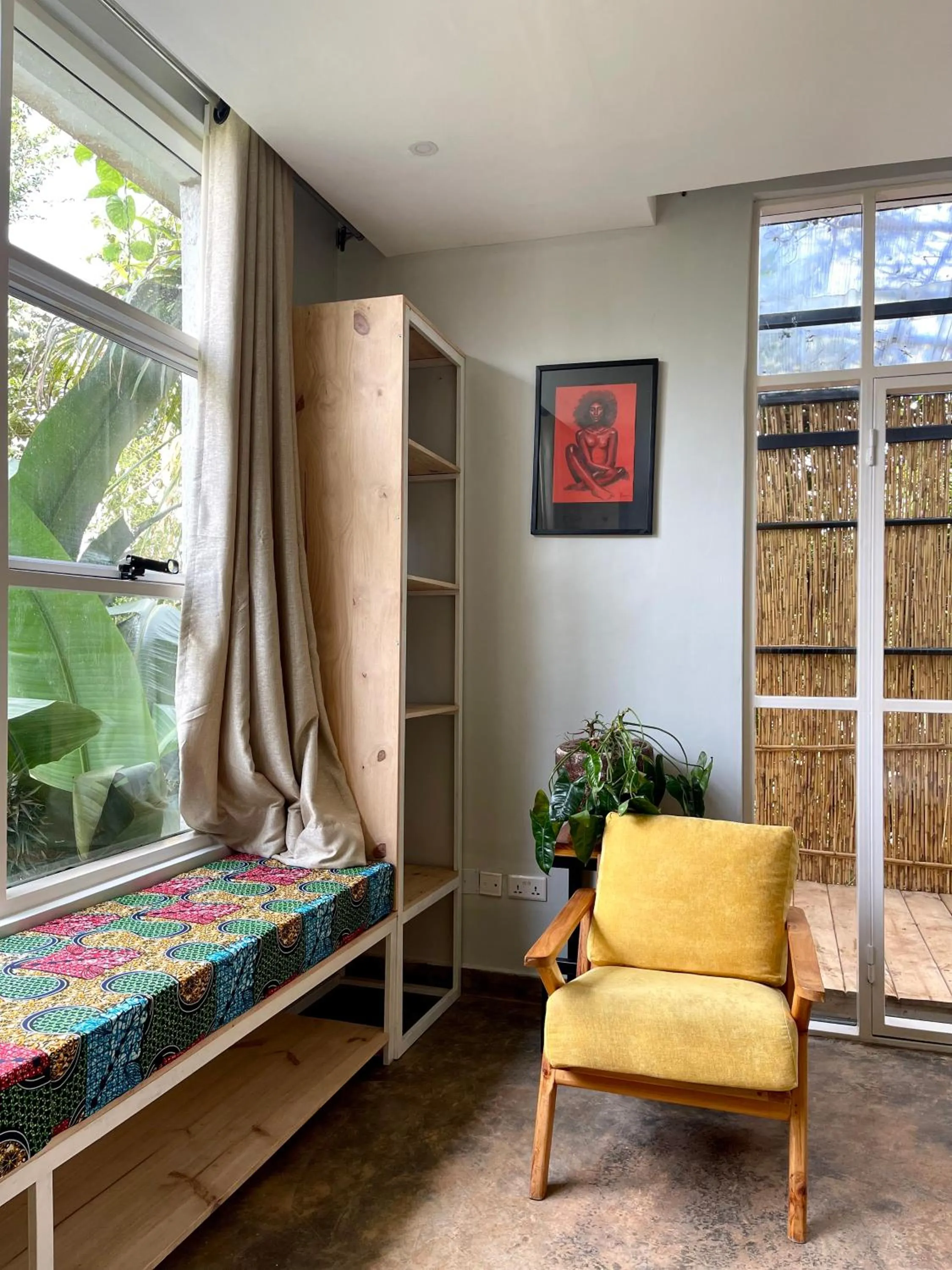 Seating area in Eagle View Lodge - Kigali