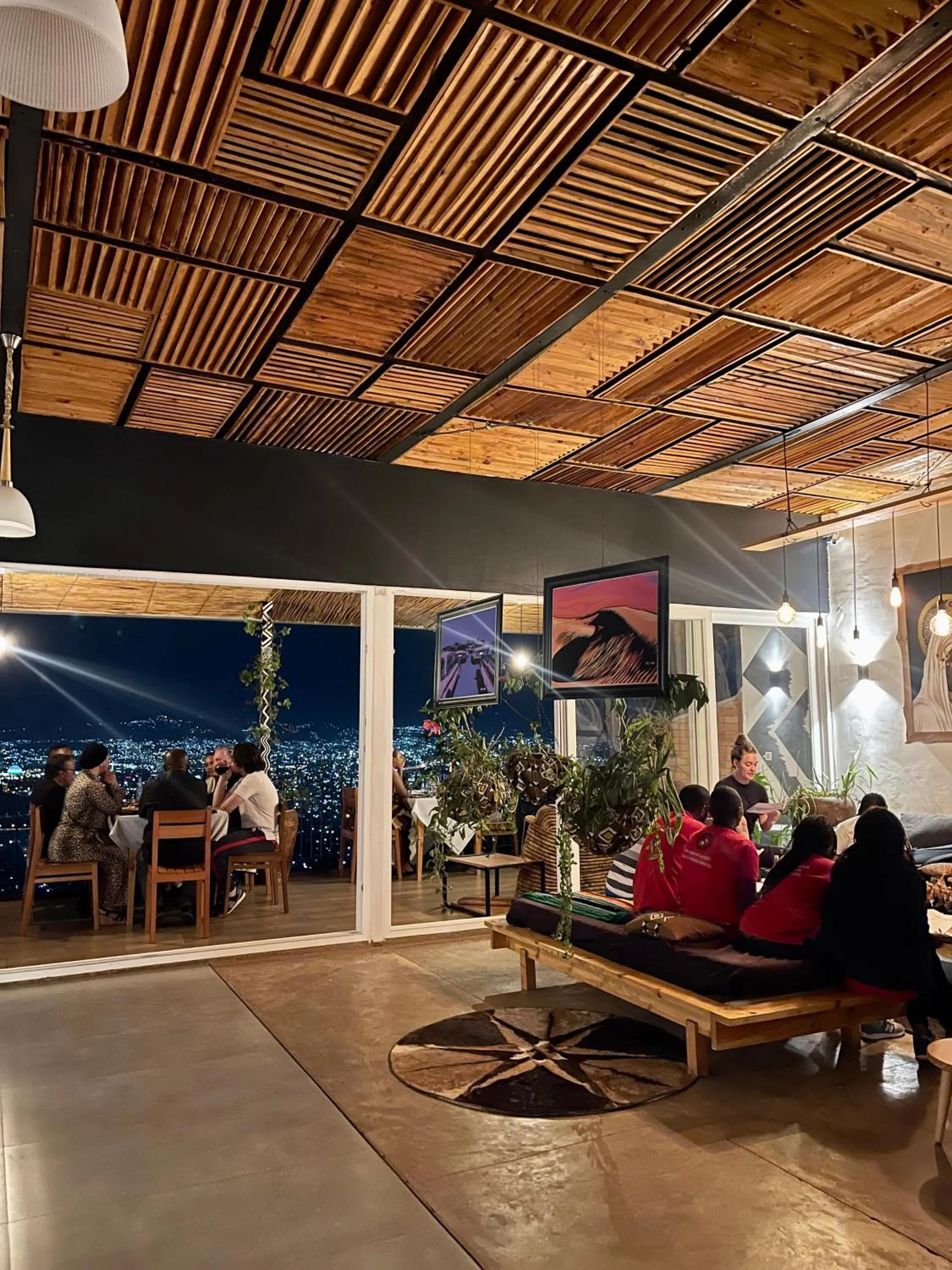 Living room in Eagle View Lodge - Kigali