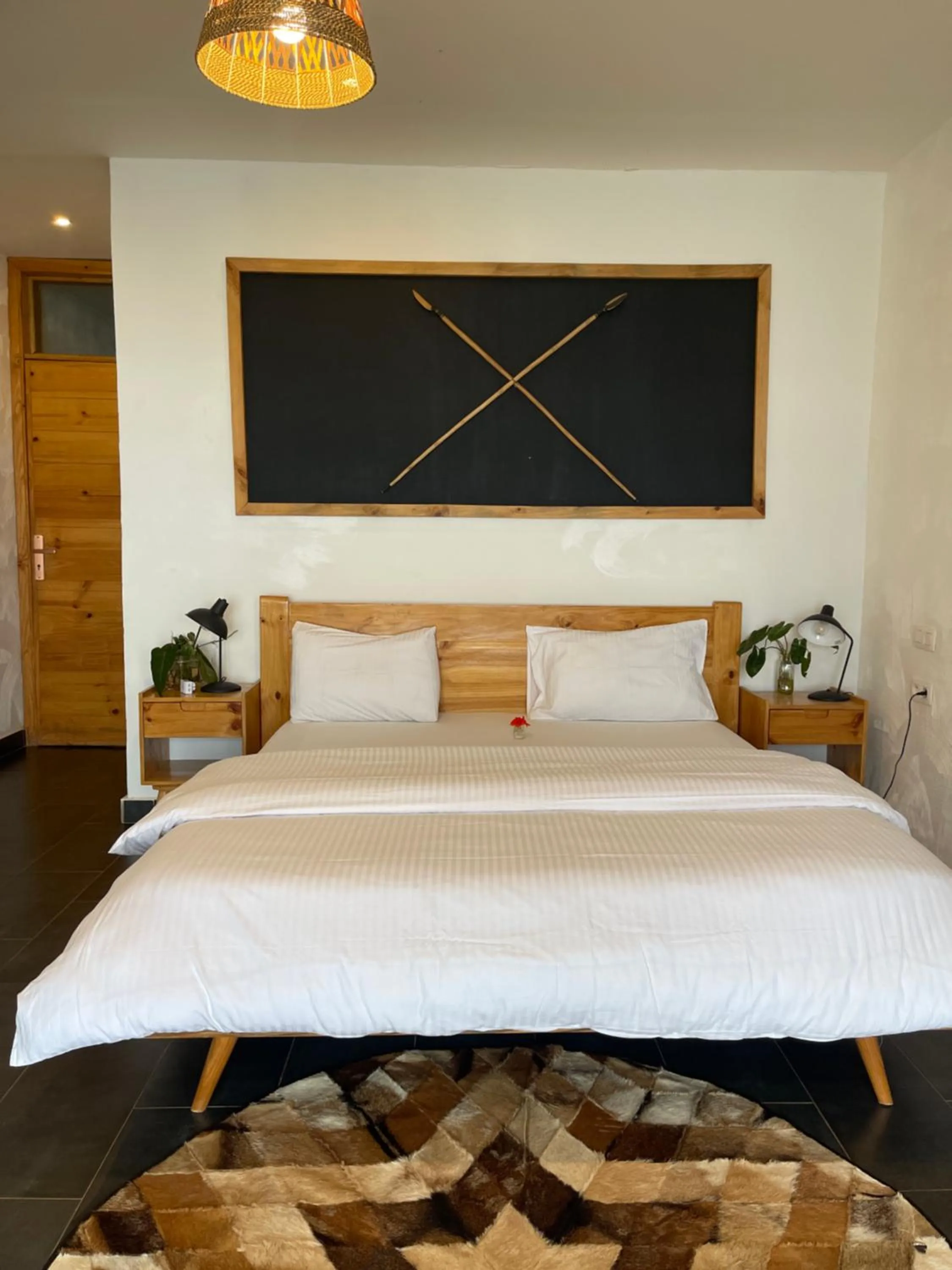 Bedroom, Bed in Eagle View Lodge - Kigali