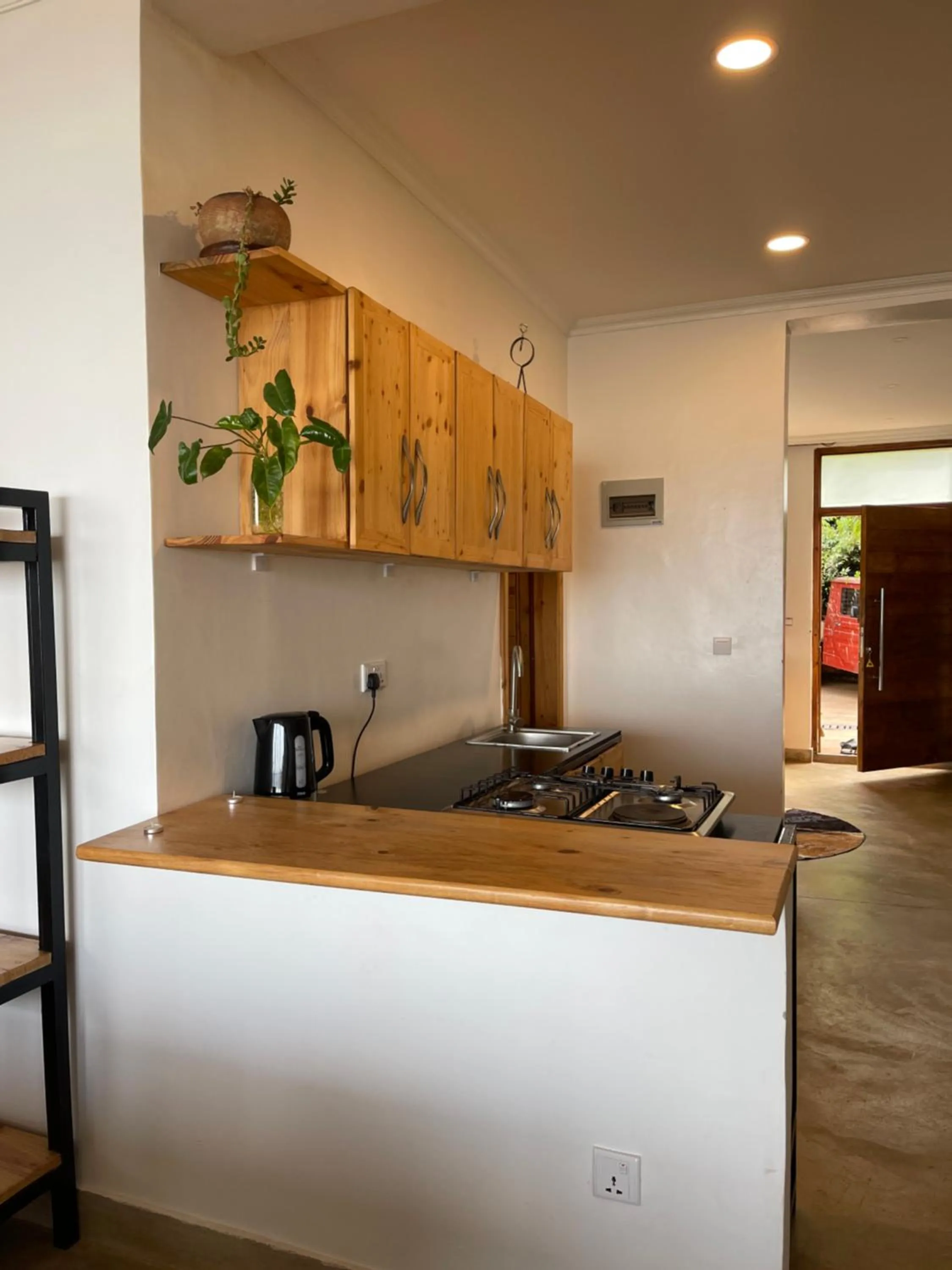 Kitchen or kitchenette in Eagle View Lodge - Kigali