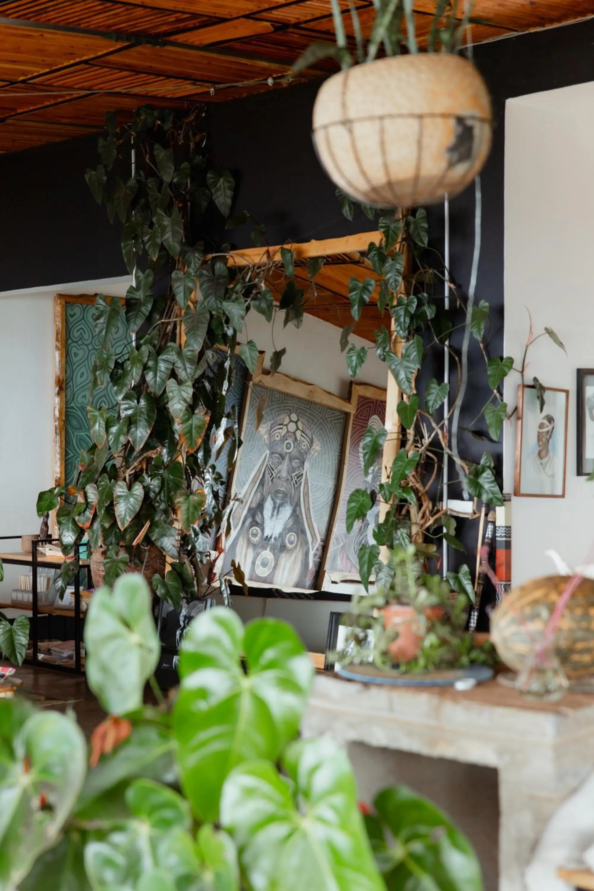 Living room in Eagle View Lodge - Kigali