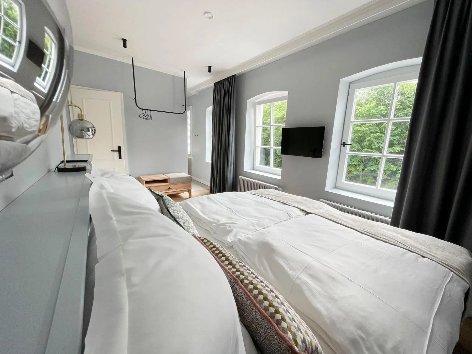 Bed in Boutiquehotel Petuh