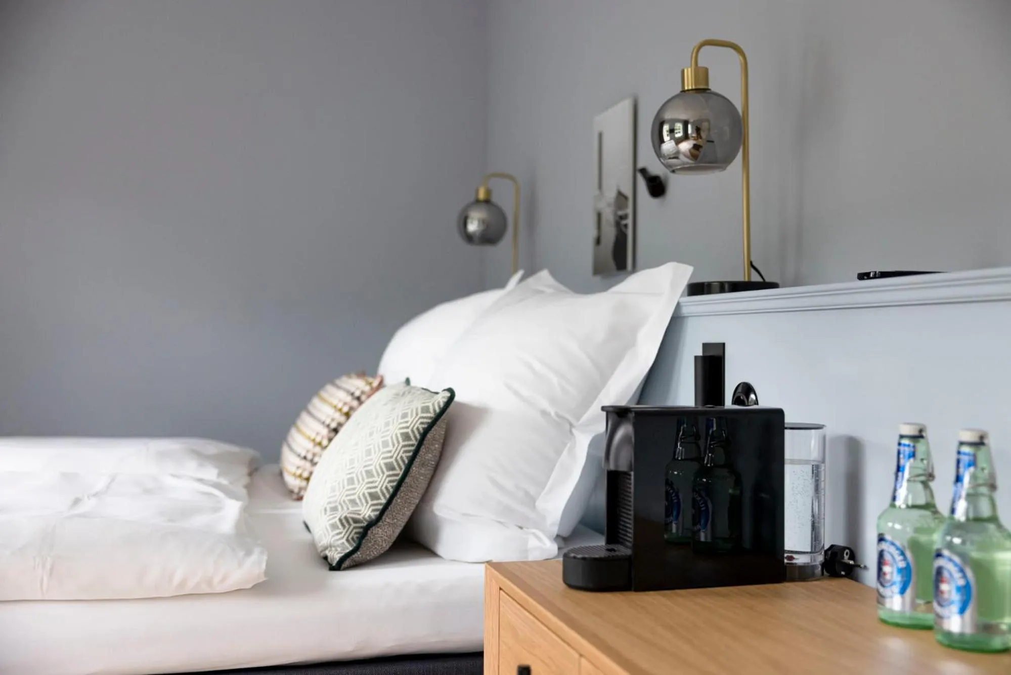 Bed in Boutiquehotel Petuh