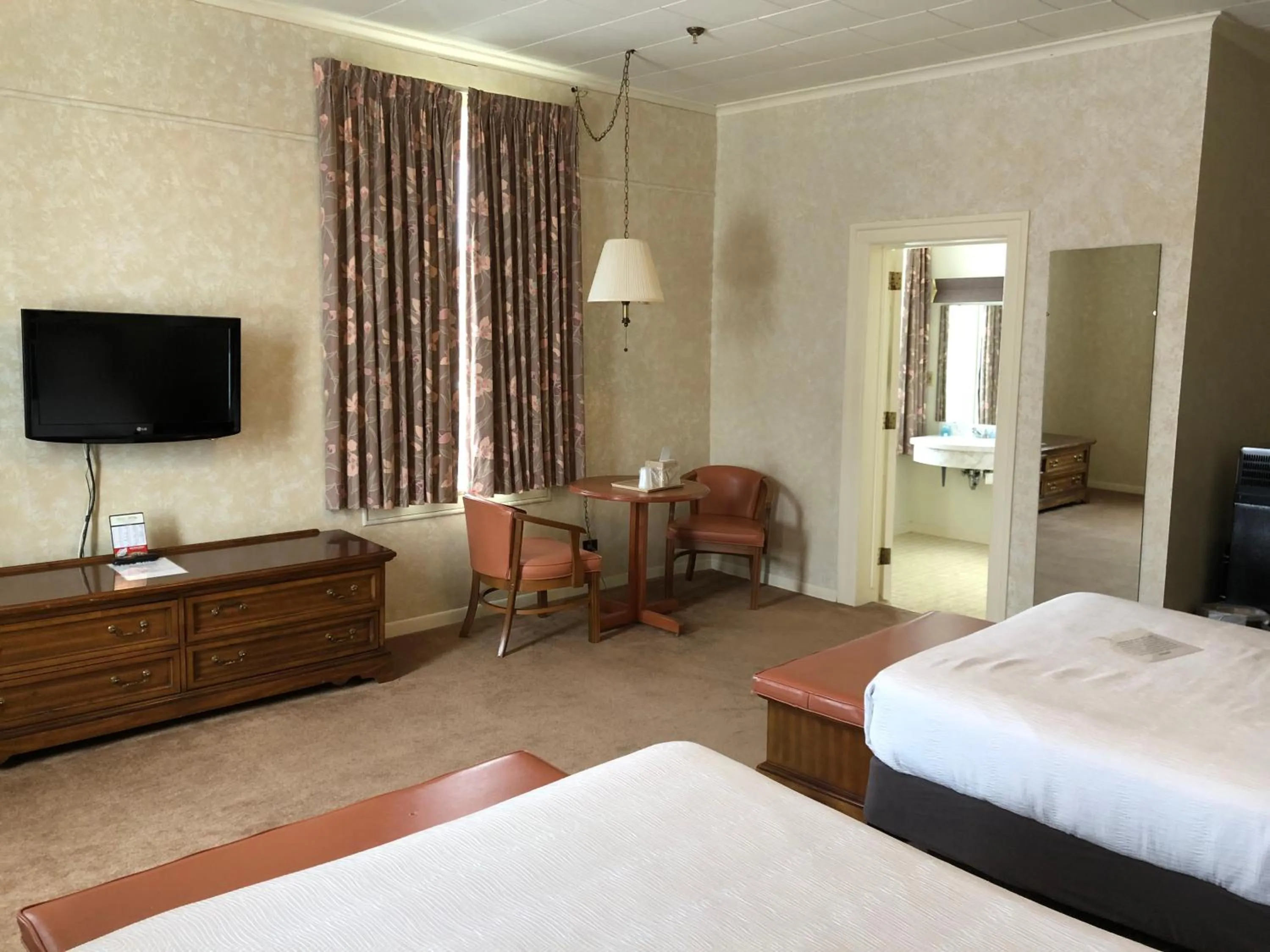 Bed in Stearns Hotel