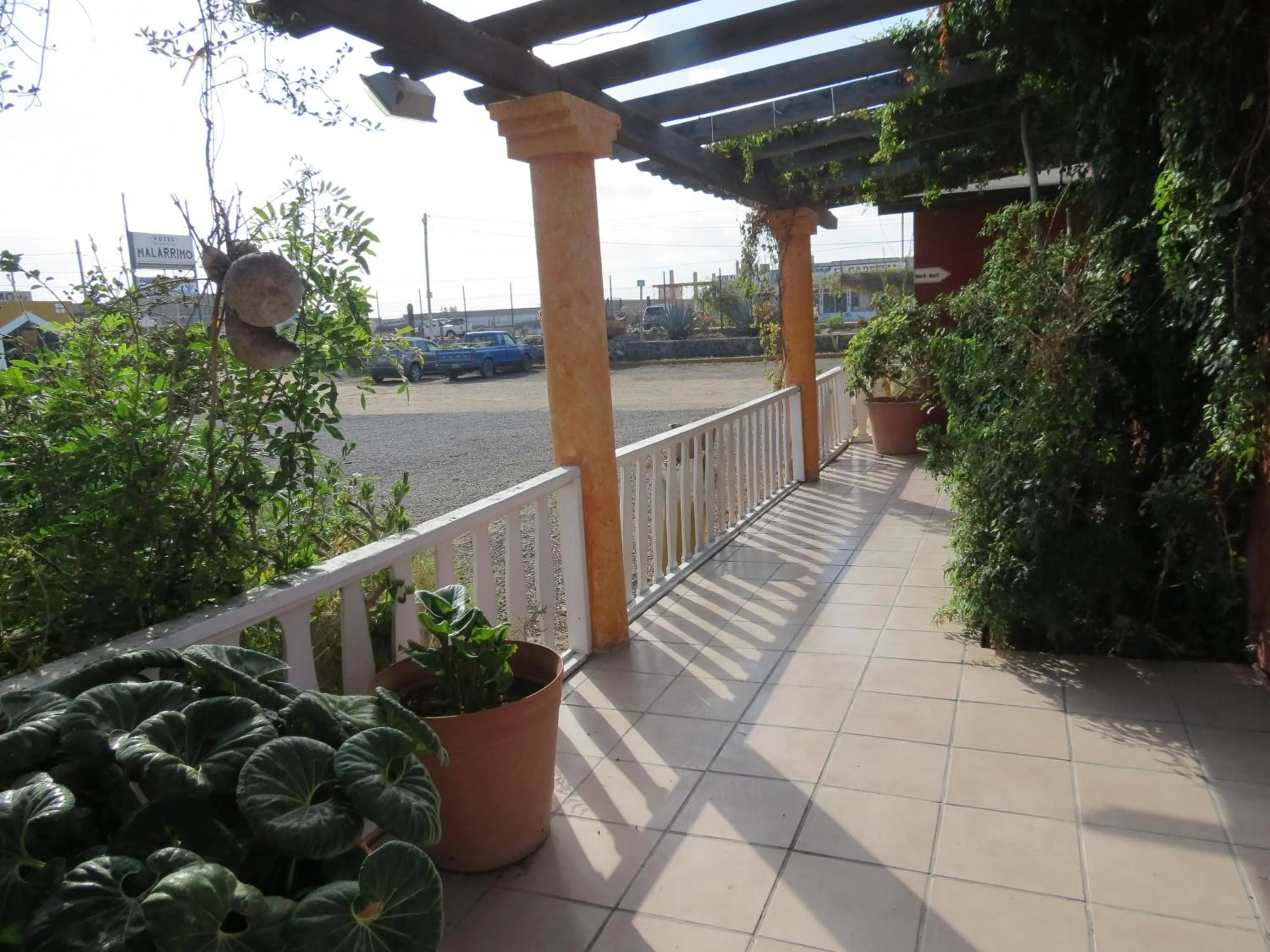 Balcony/Terrace in Restaurante Malarrimo Hotel & RV Parking
