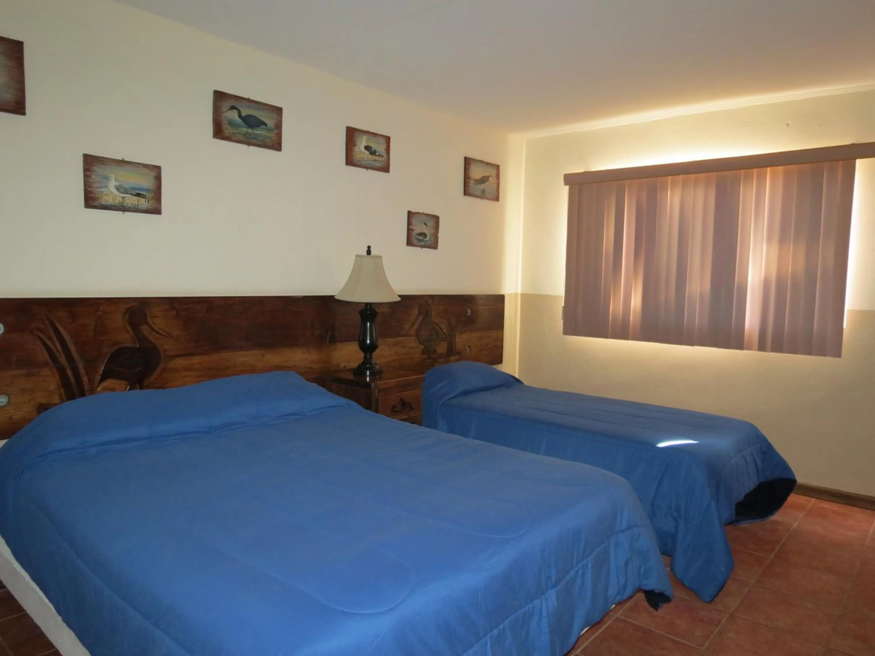 Bed in Restaurante Malarrimo Hotel & RV Parking