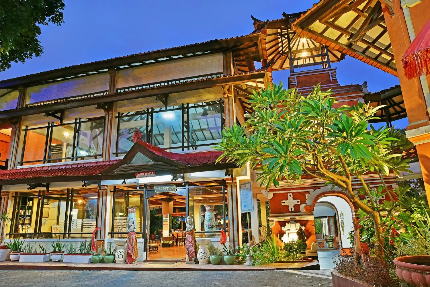 Facade/entrance in Puri Naga Beachfront Cottages