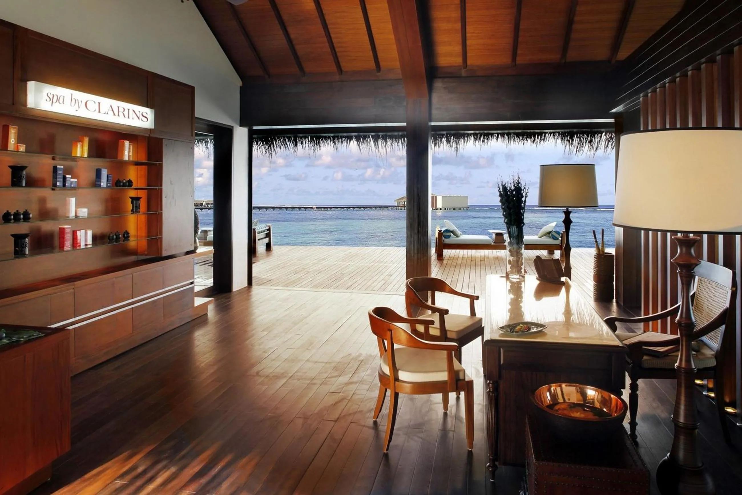 Living room in The Residence Maldives
