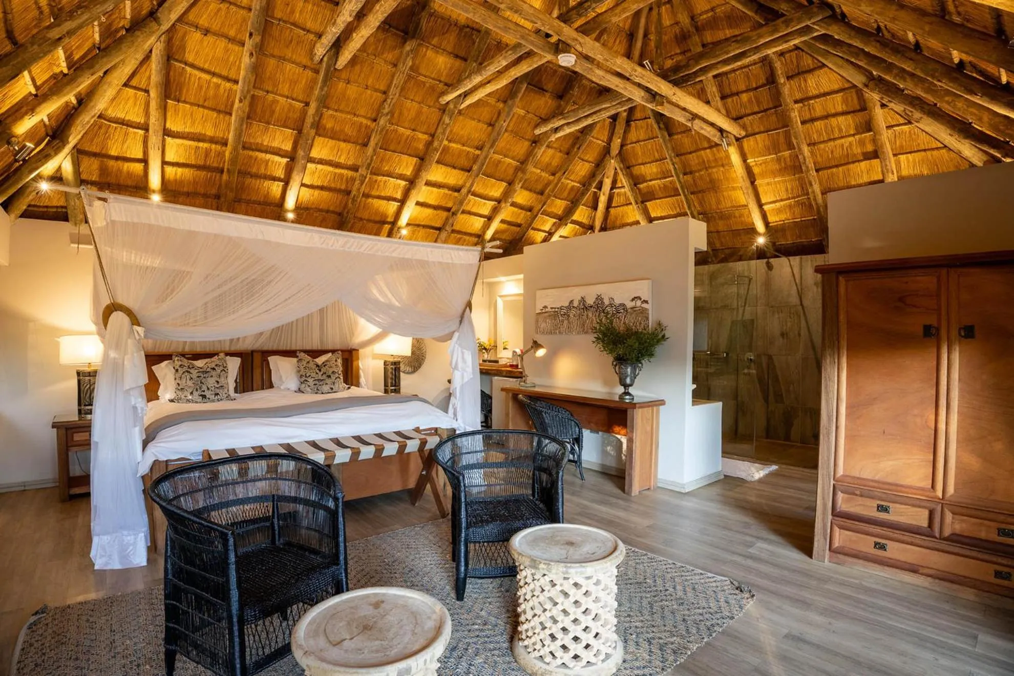 Bed in Karongwe - River Safari Lodge
