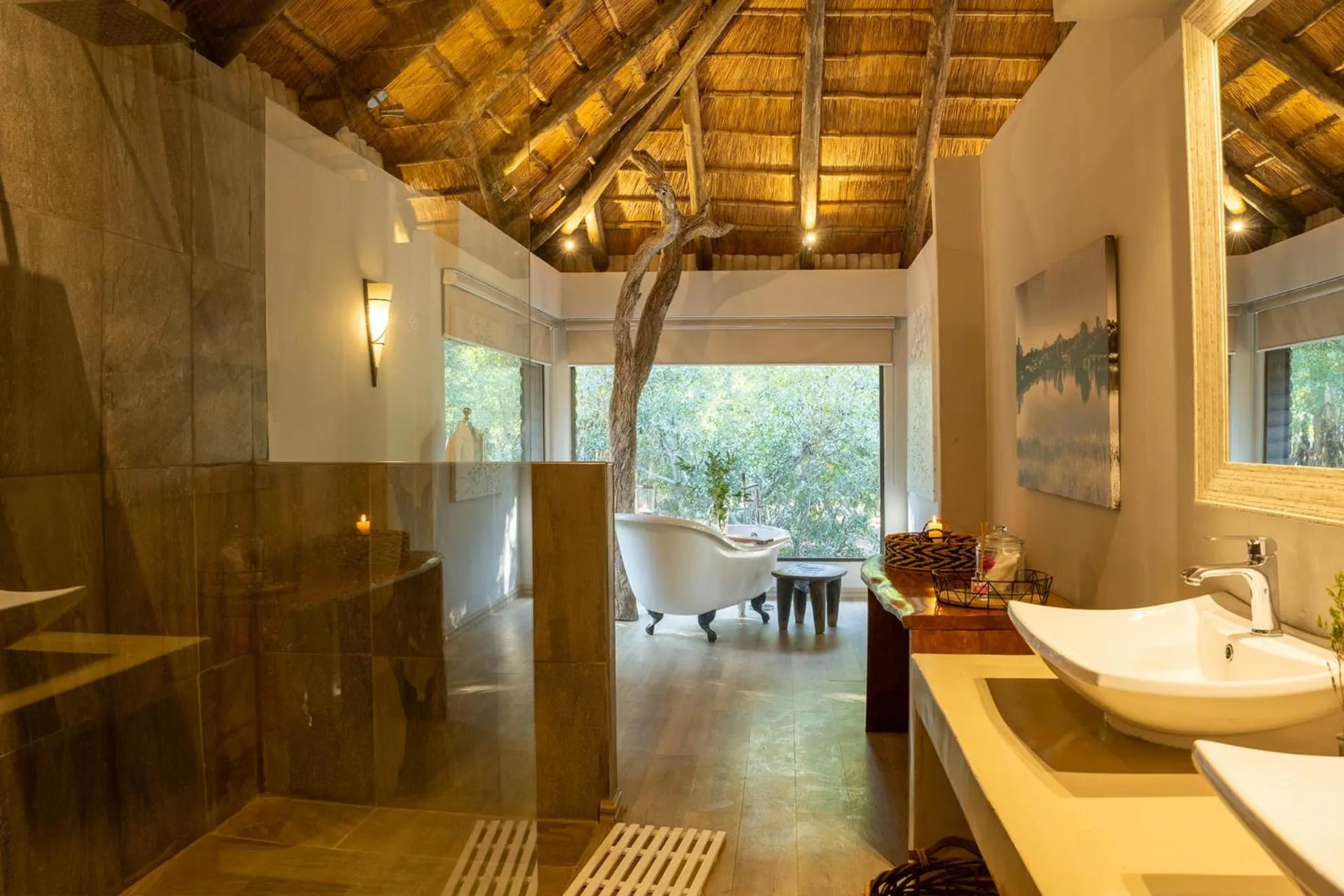 Shower in Karongwe - River Safari Lodge