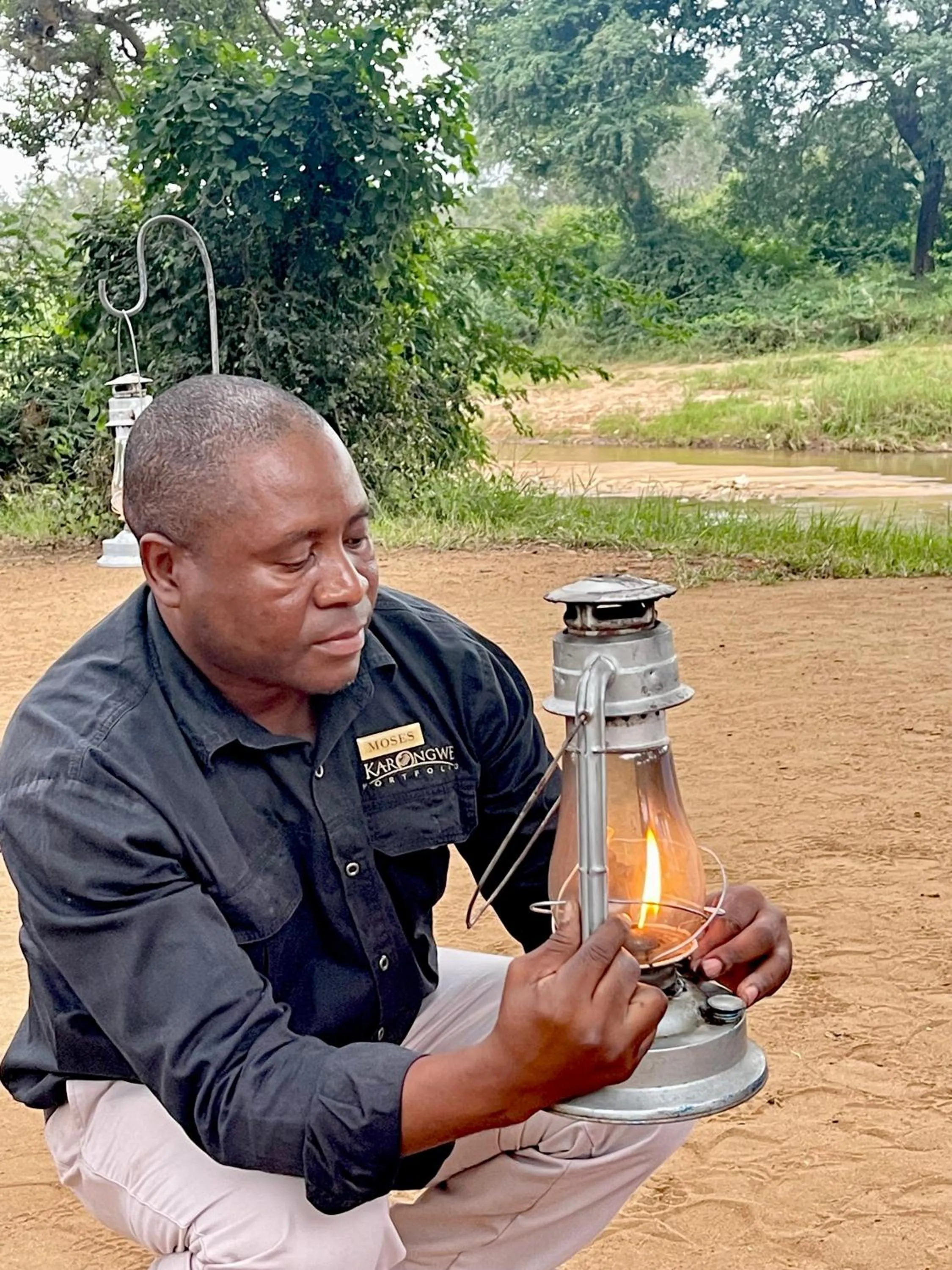 Breakfast in Karongwe River Lodge