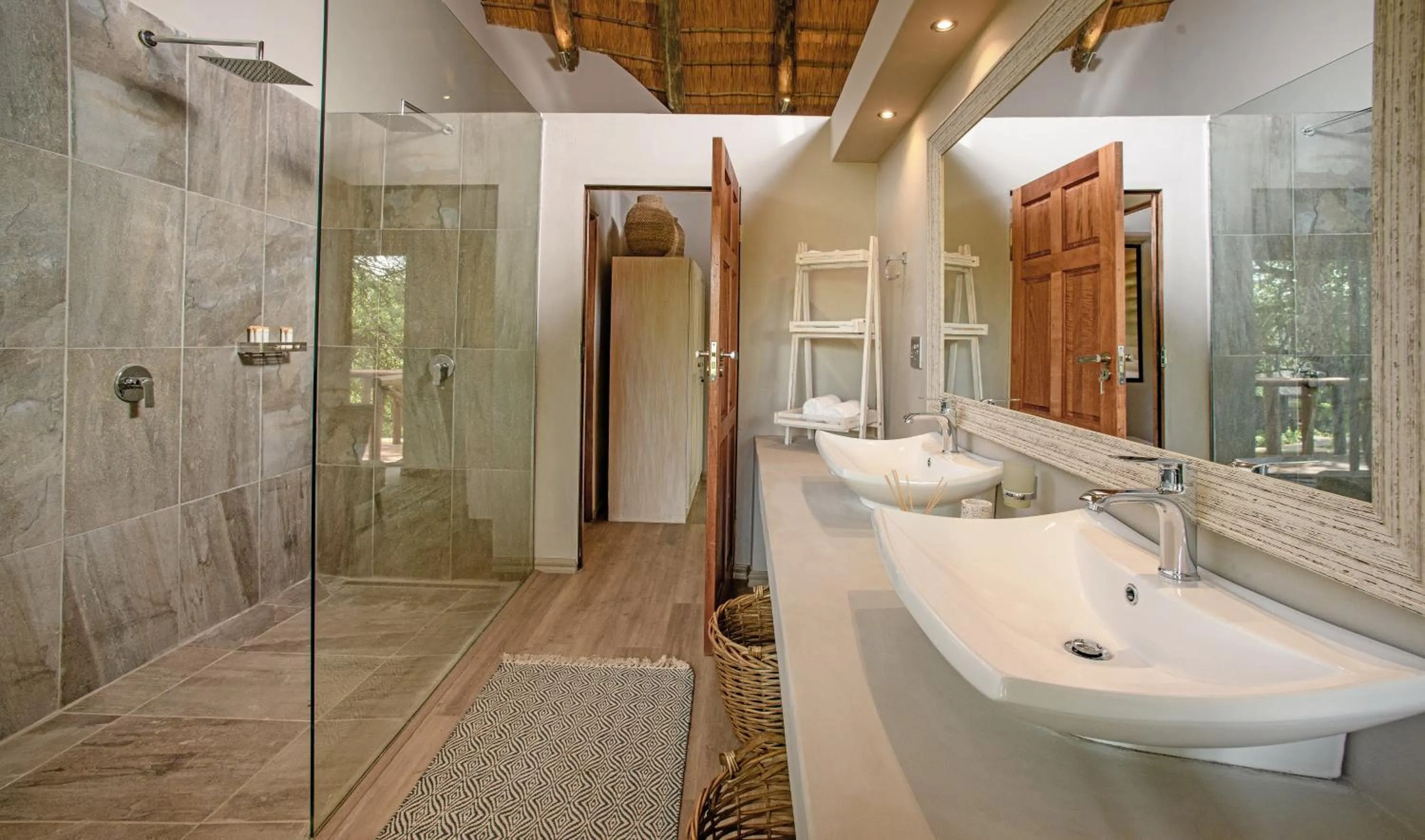 Patio in Karongwe River Lodge