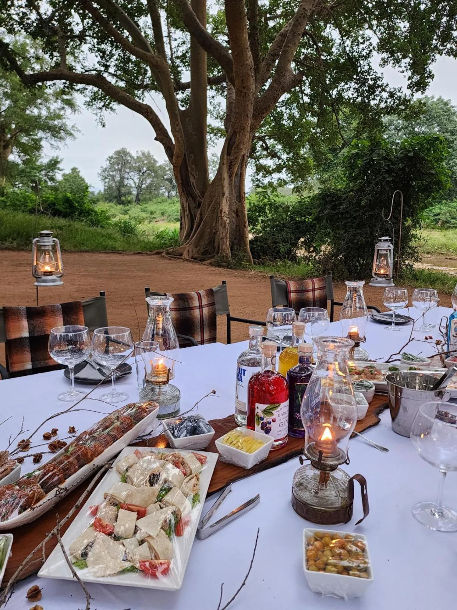Lunch in Karongwe River Lodge