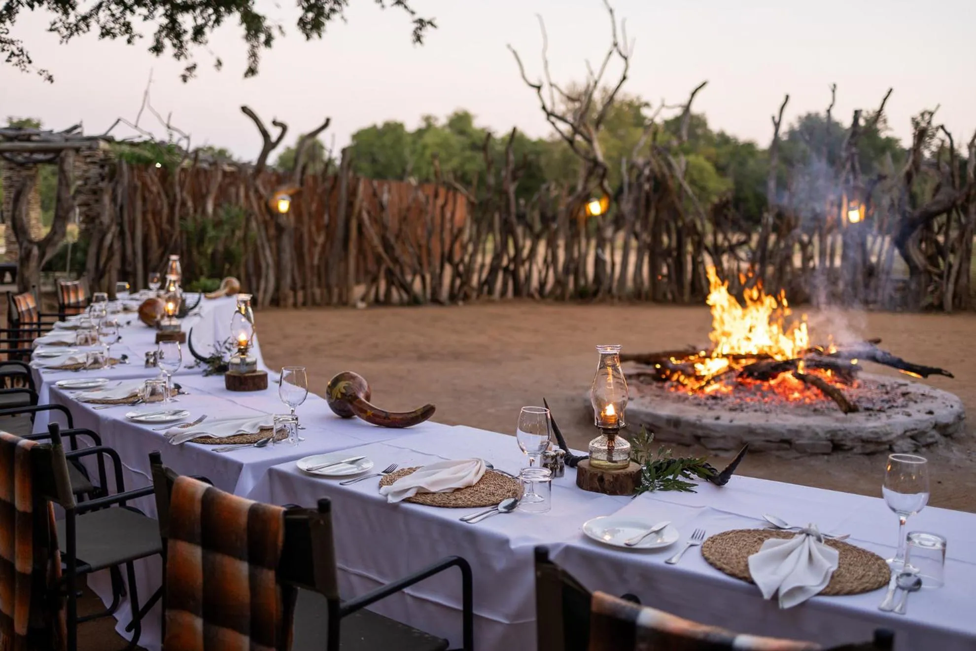 Restaurant/places to eat in Karongwe - River Safari Lodge