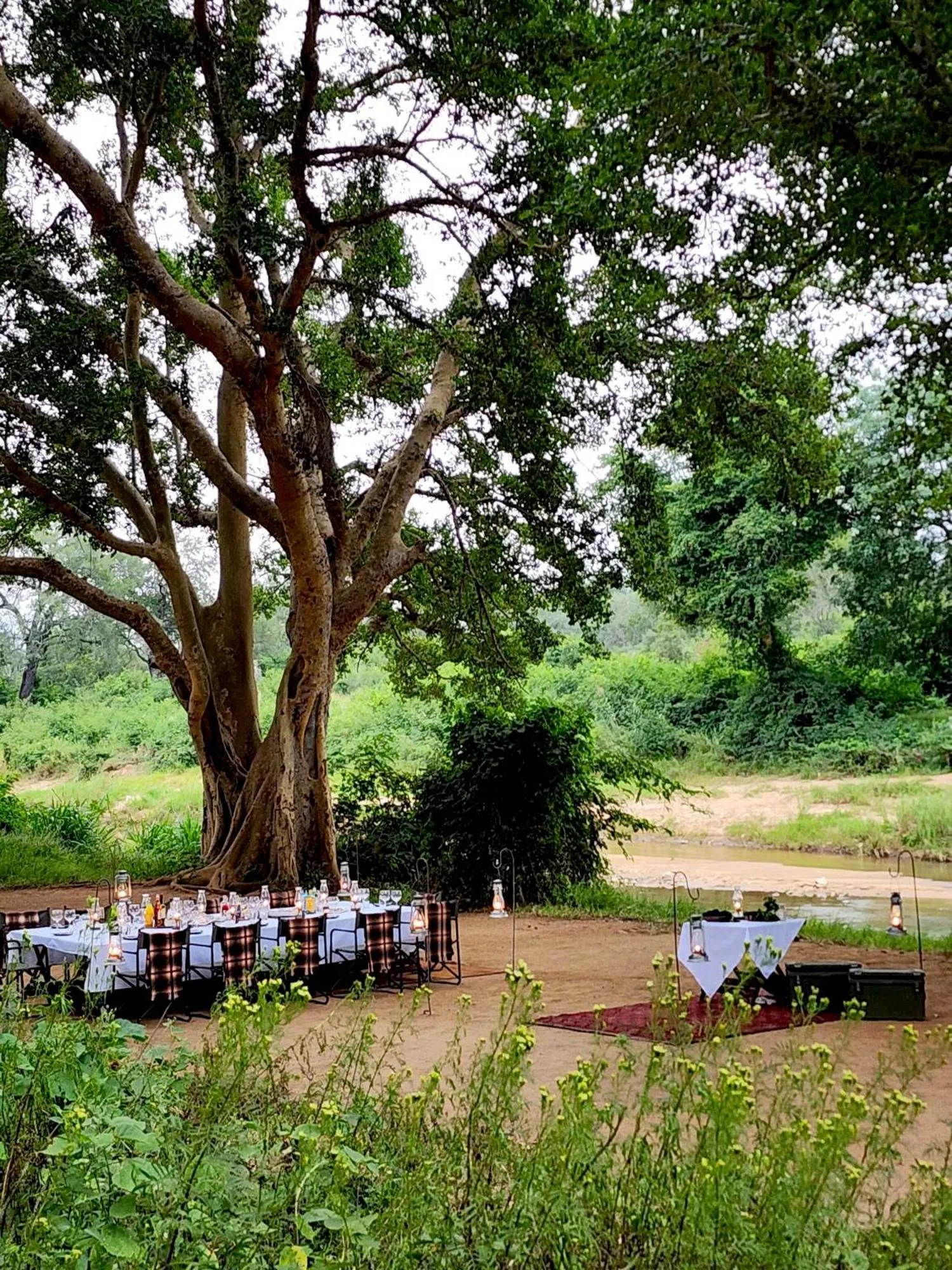 Lunch in Karongwe River Lodge
