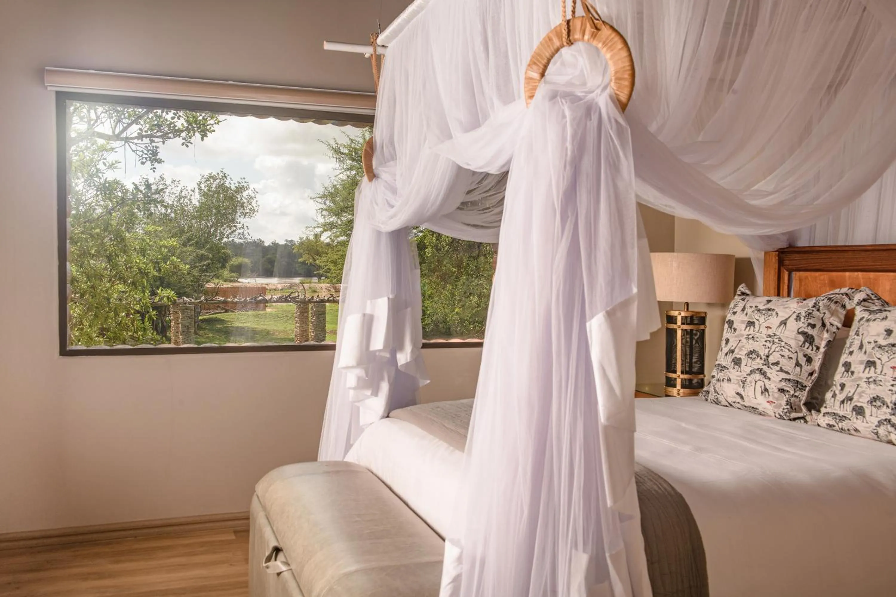 Patio in Karongwe River Lodge