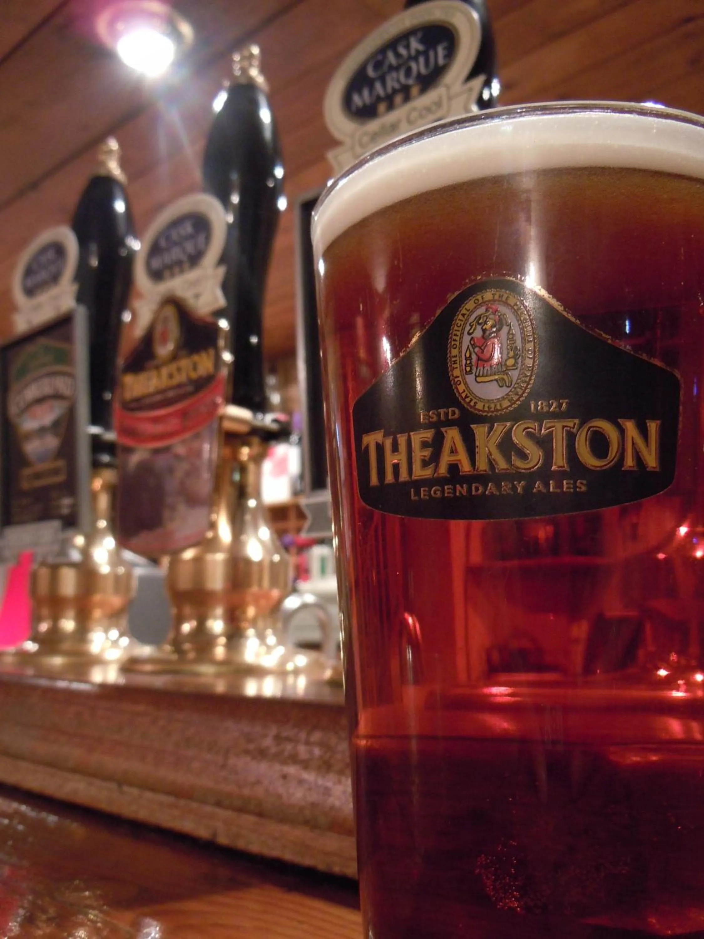 Alcoholic drinks in The New Inn