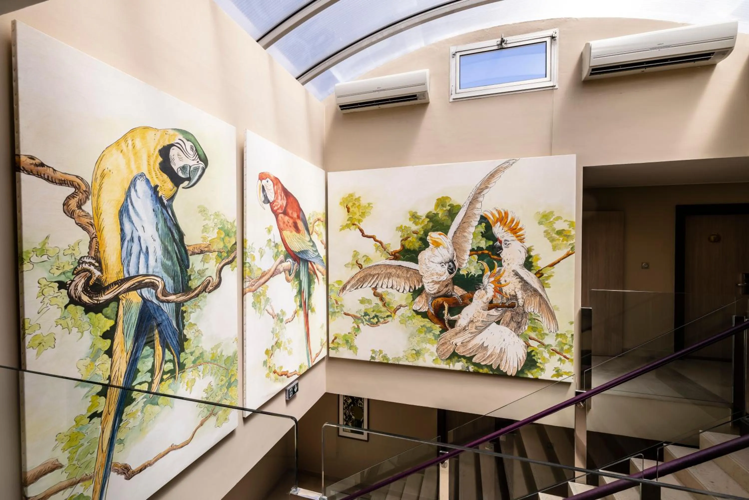 Decorative detail in Hôtel Les Trois Roses, Meylan Grenoble