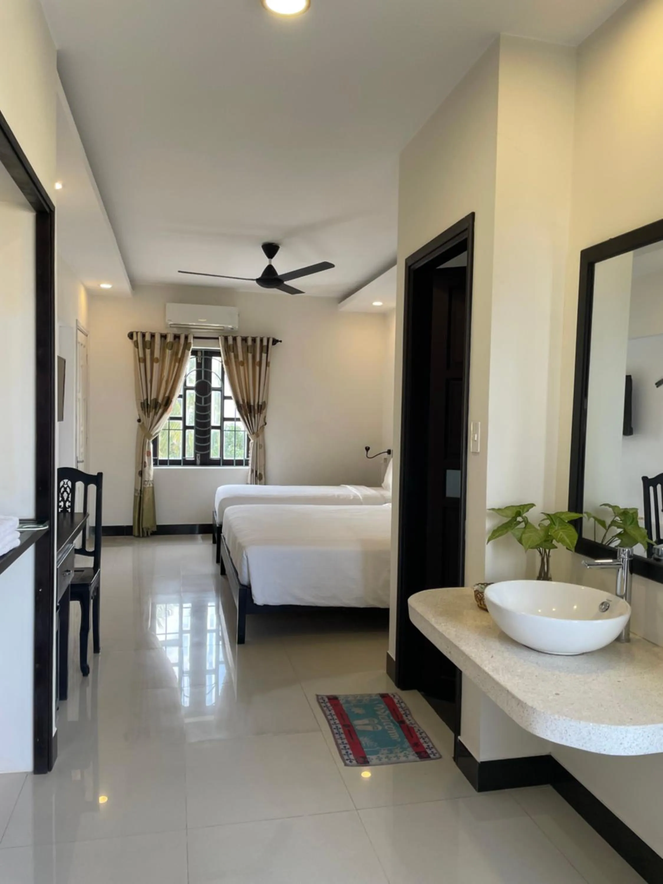 Bed in Starfruit villa Hoi An