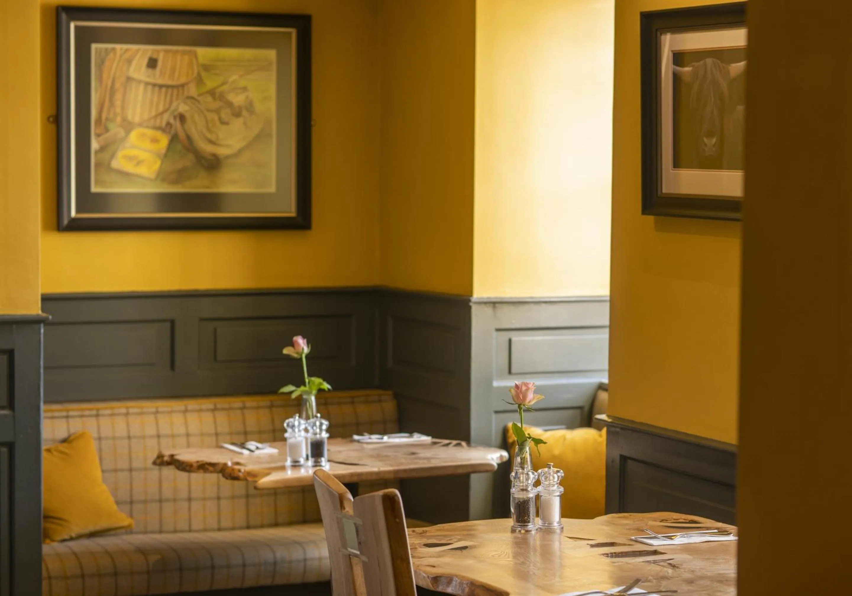 Dining area in Black Bull