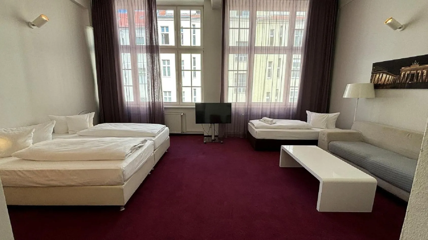 Bedroom, Bed in Wyndham Garden Berlin Mitte