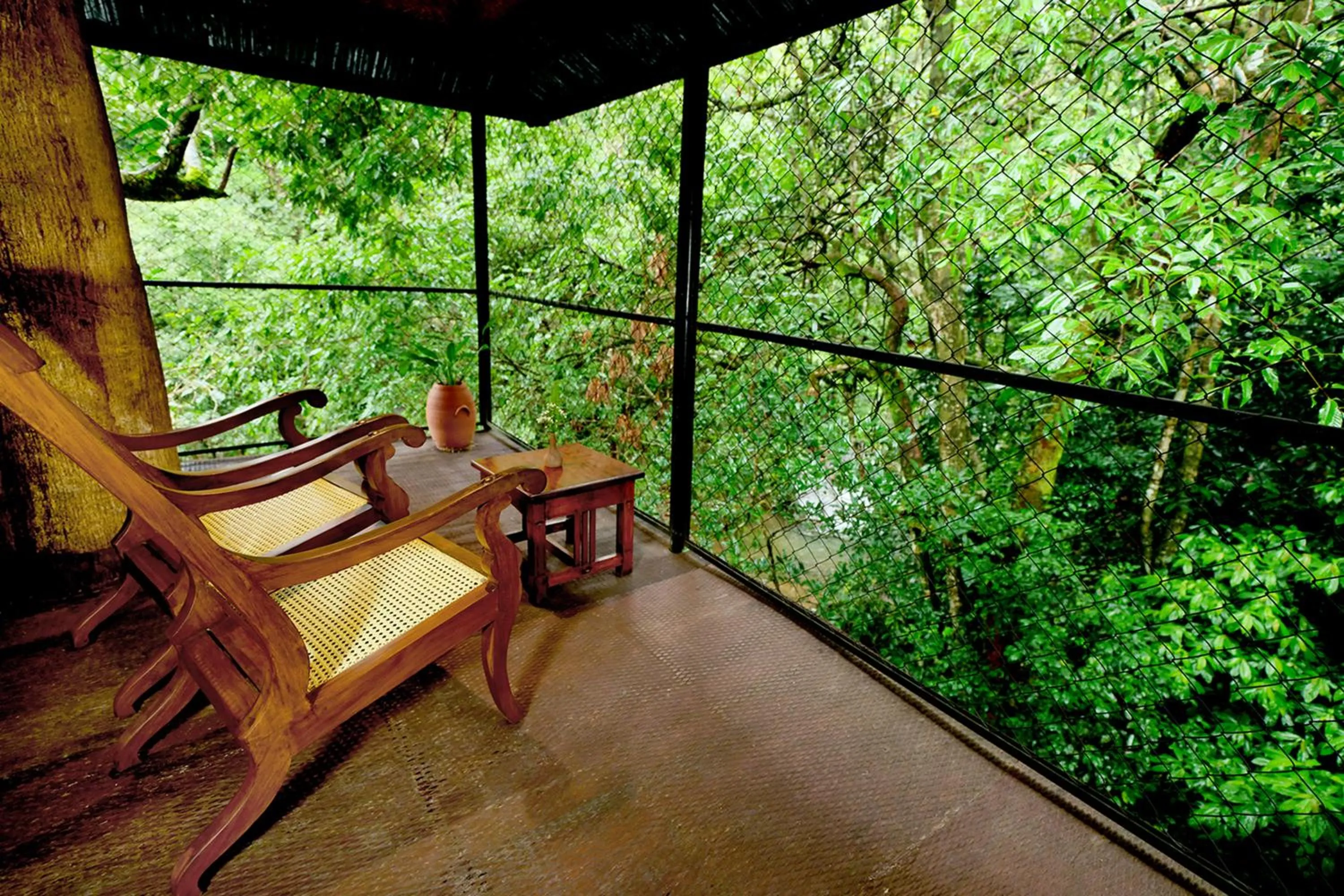 Balcony/Terrace in Vythiri Resort