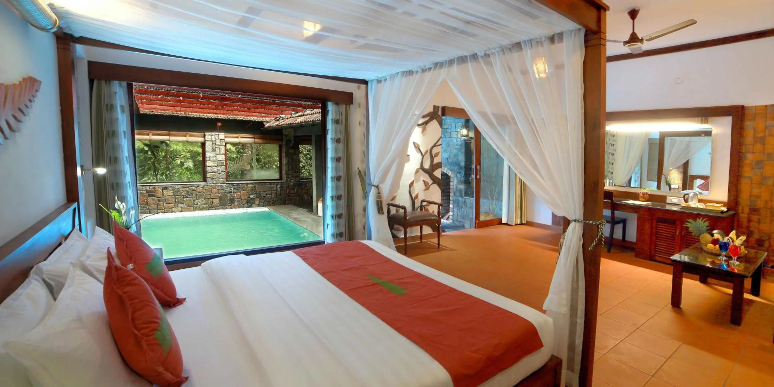 Day, Bed in Vythiri Resort