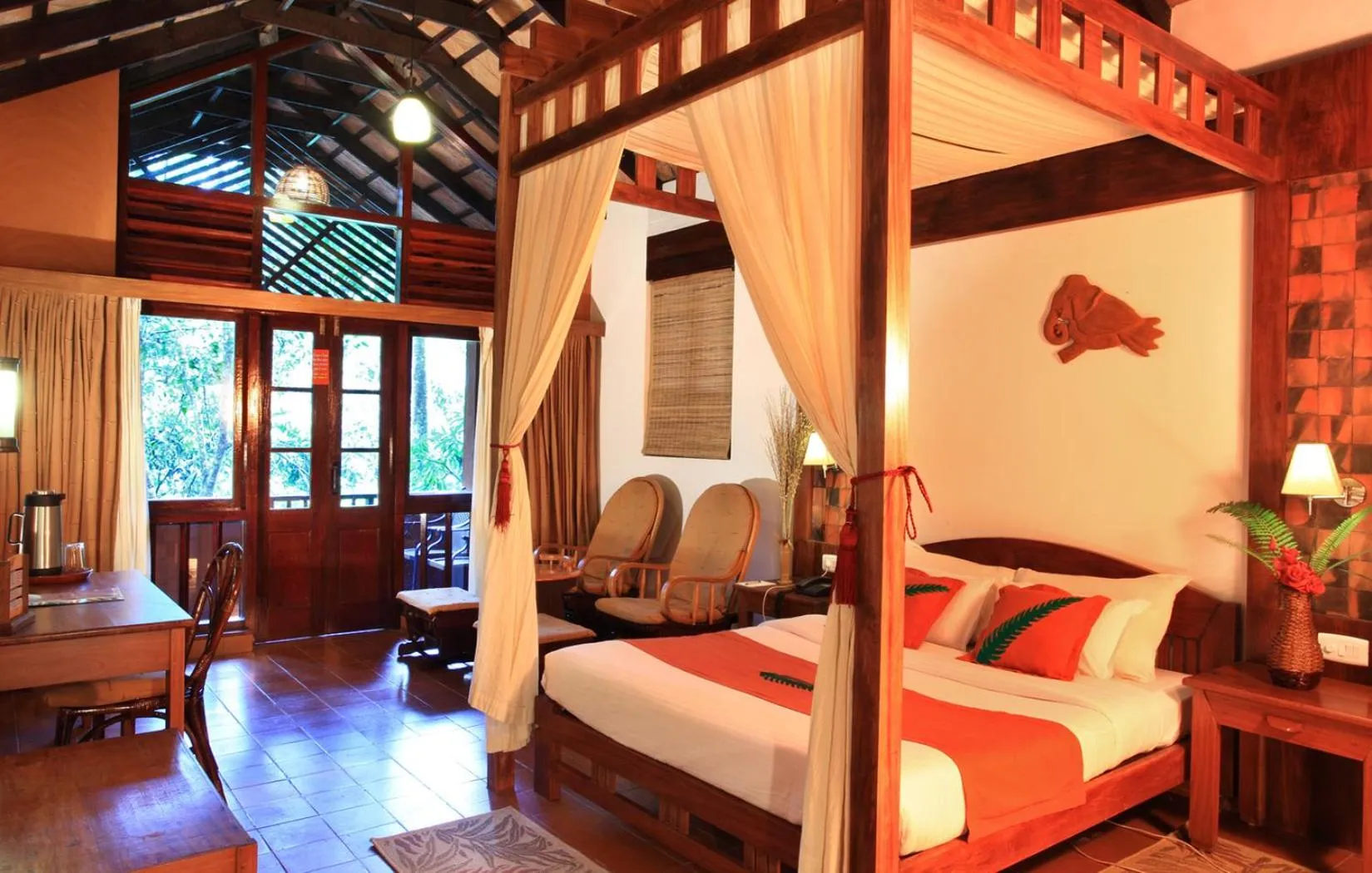 Day, Bed in Vythiri Resort