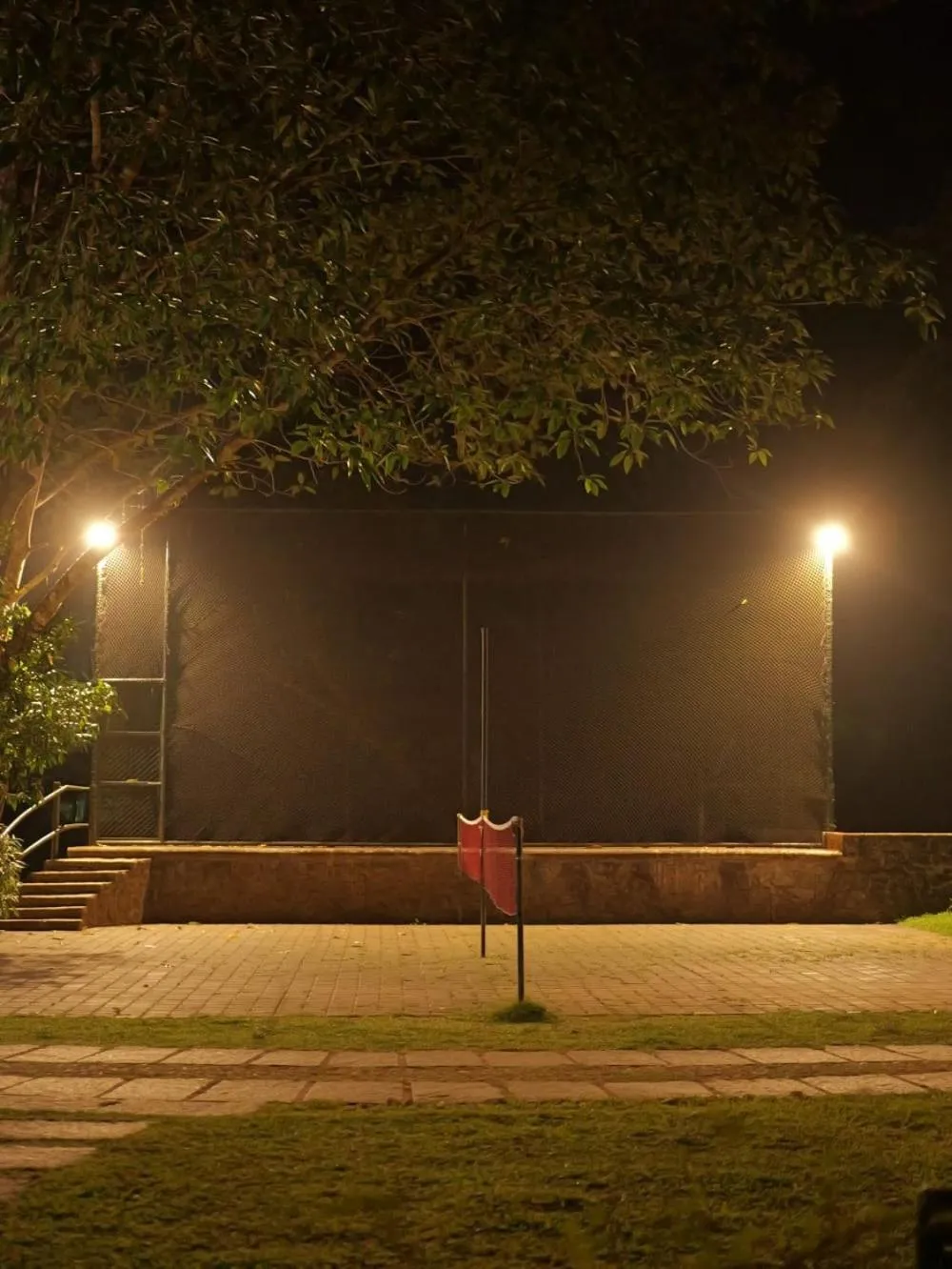 Tennis court in Vythiri Resort