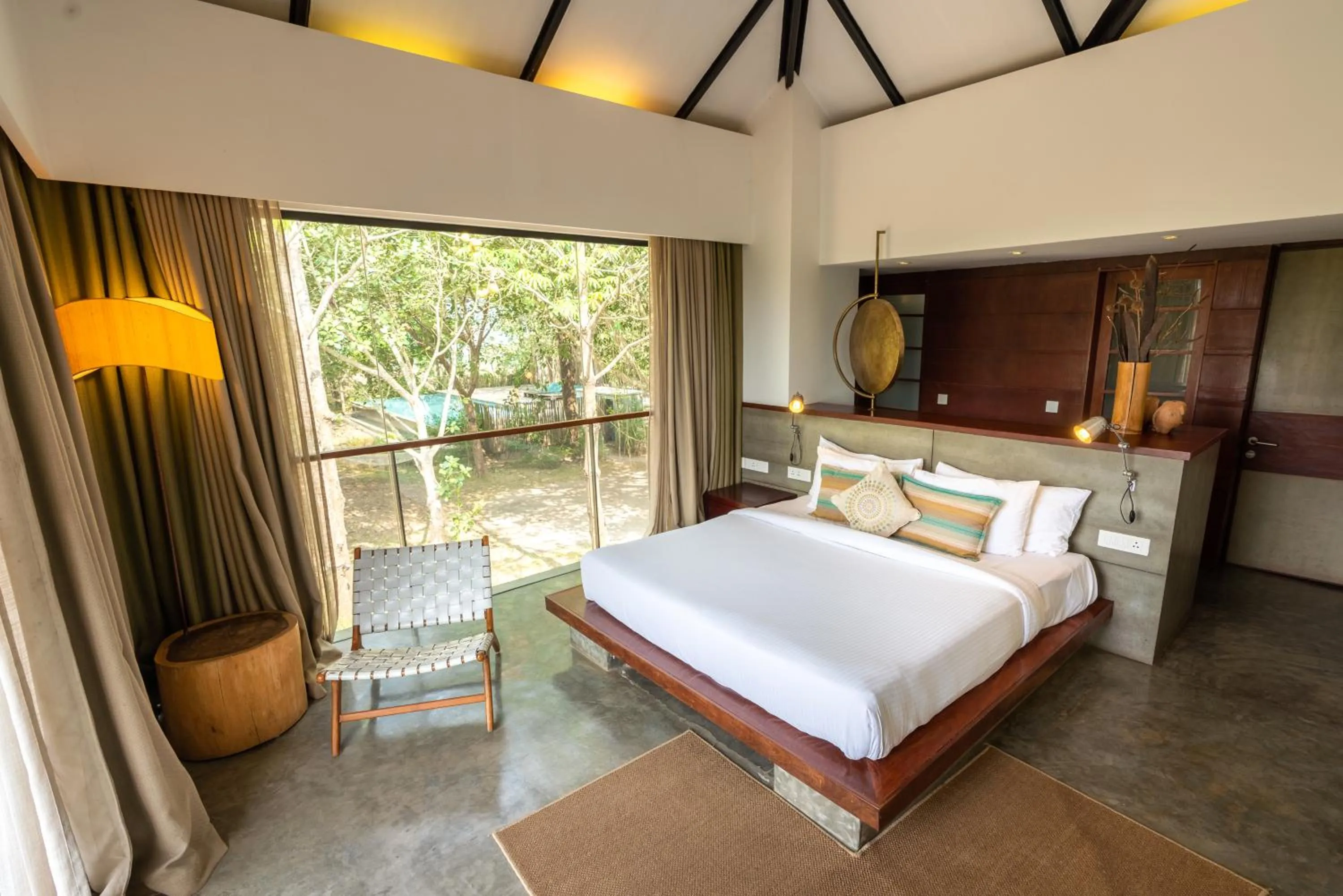 Bed in Kaav Safari Lodge, Kabini
