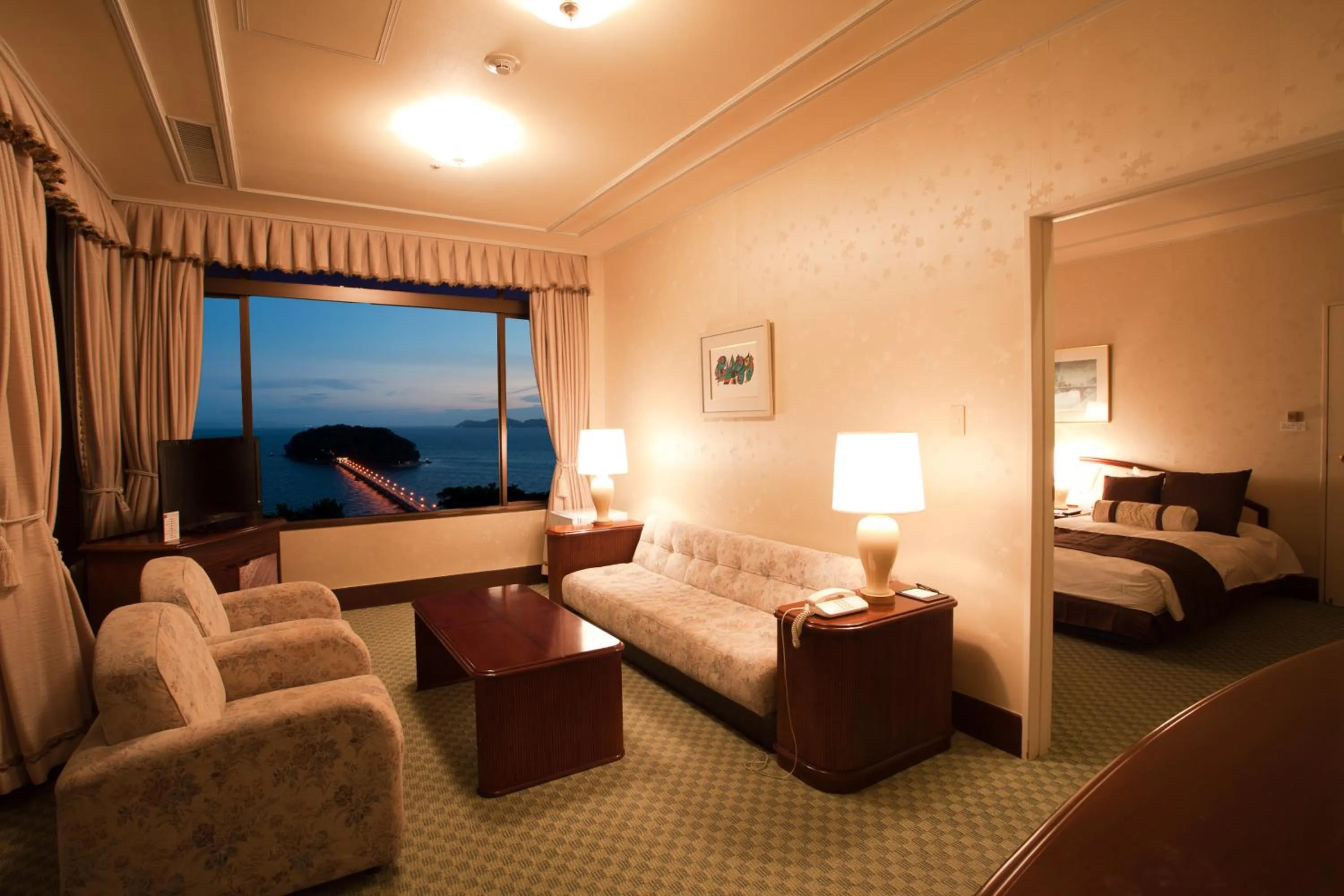 Living room in Gamagori Classic Hotel