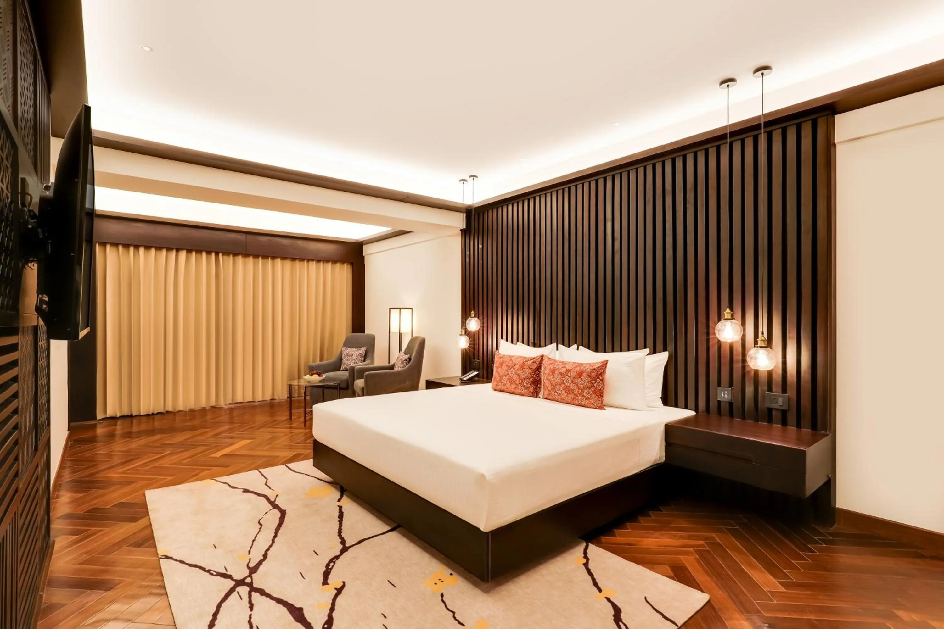 Bedroom, Bed in Lemon Tree Premier, Vijayawada