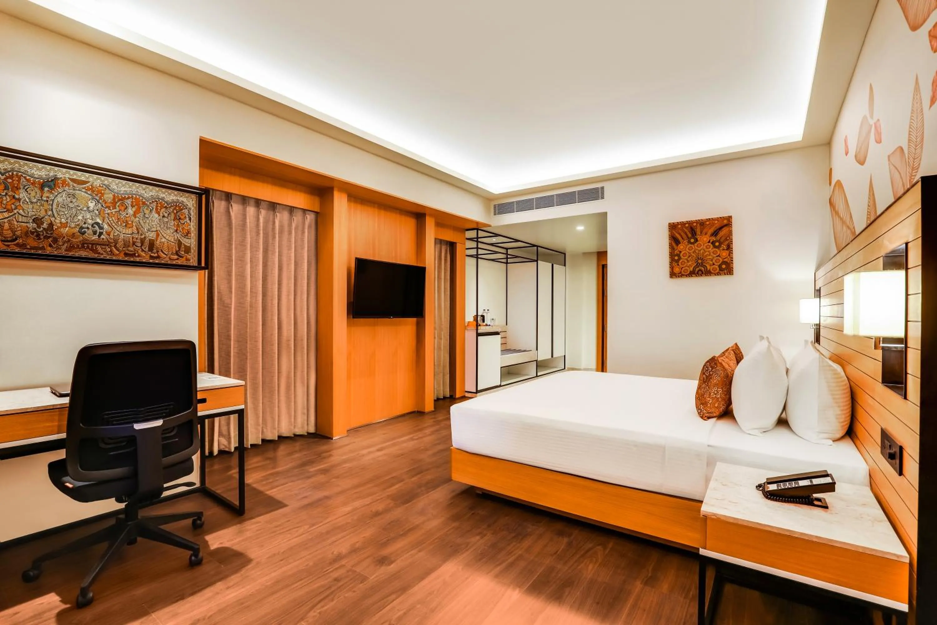 Bedroom, Bed in Lemon Tree Premier, Vijayawada