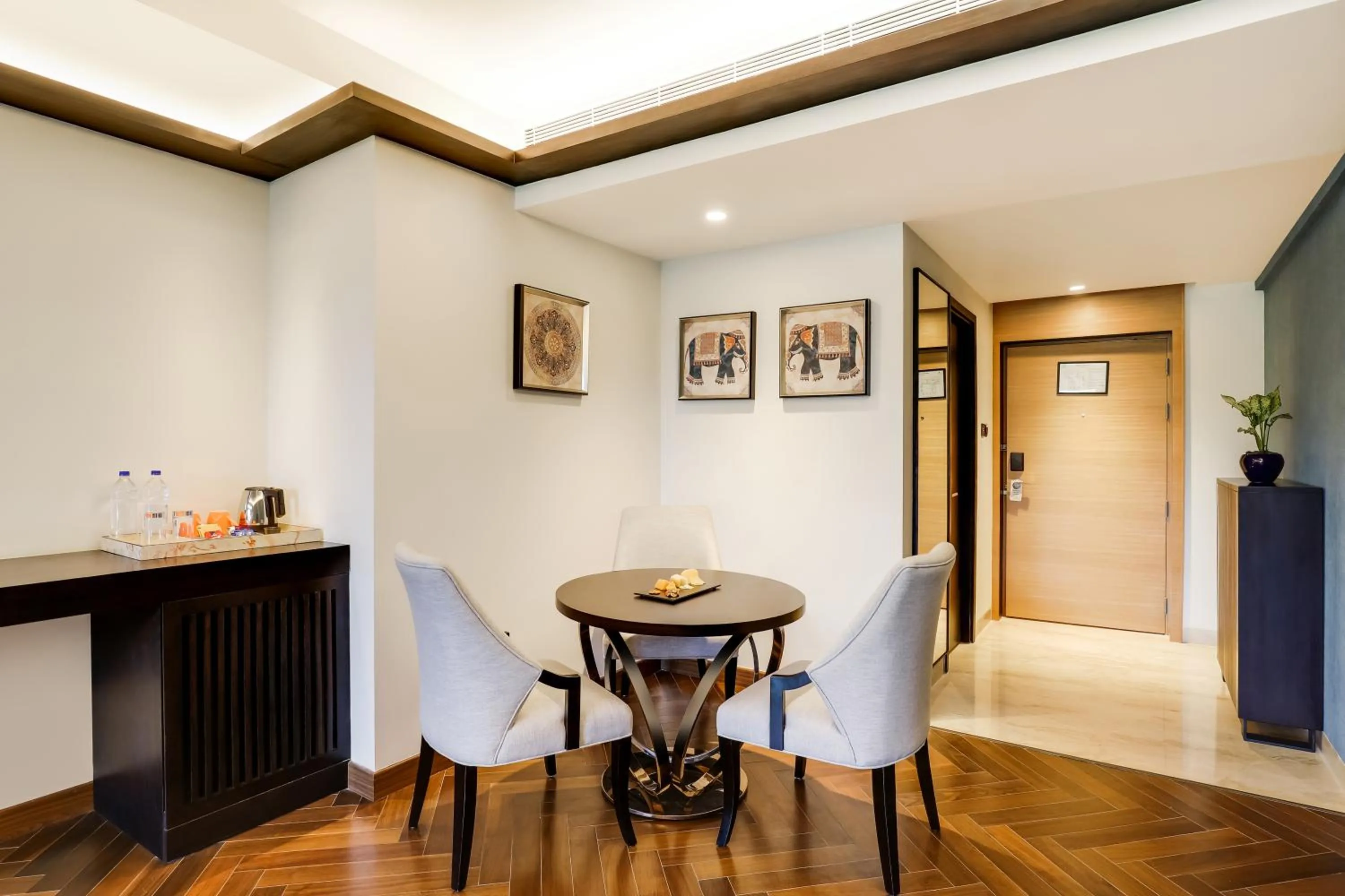 Dining area in Lemon Tree Premier, Vijayawada