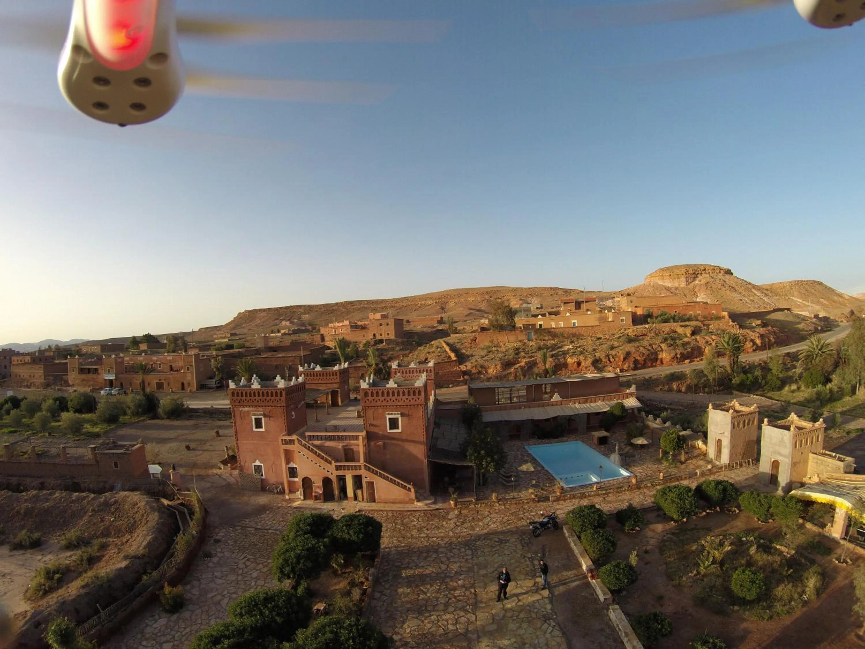 Bird's eye view in La Kasbah du Jardin