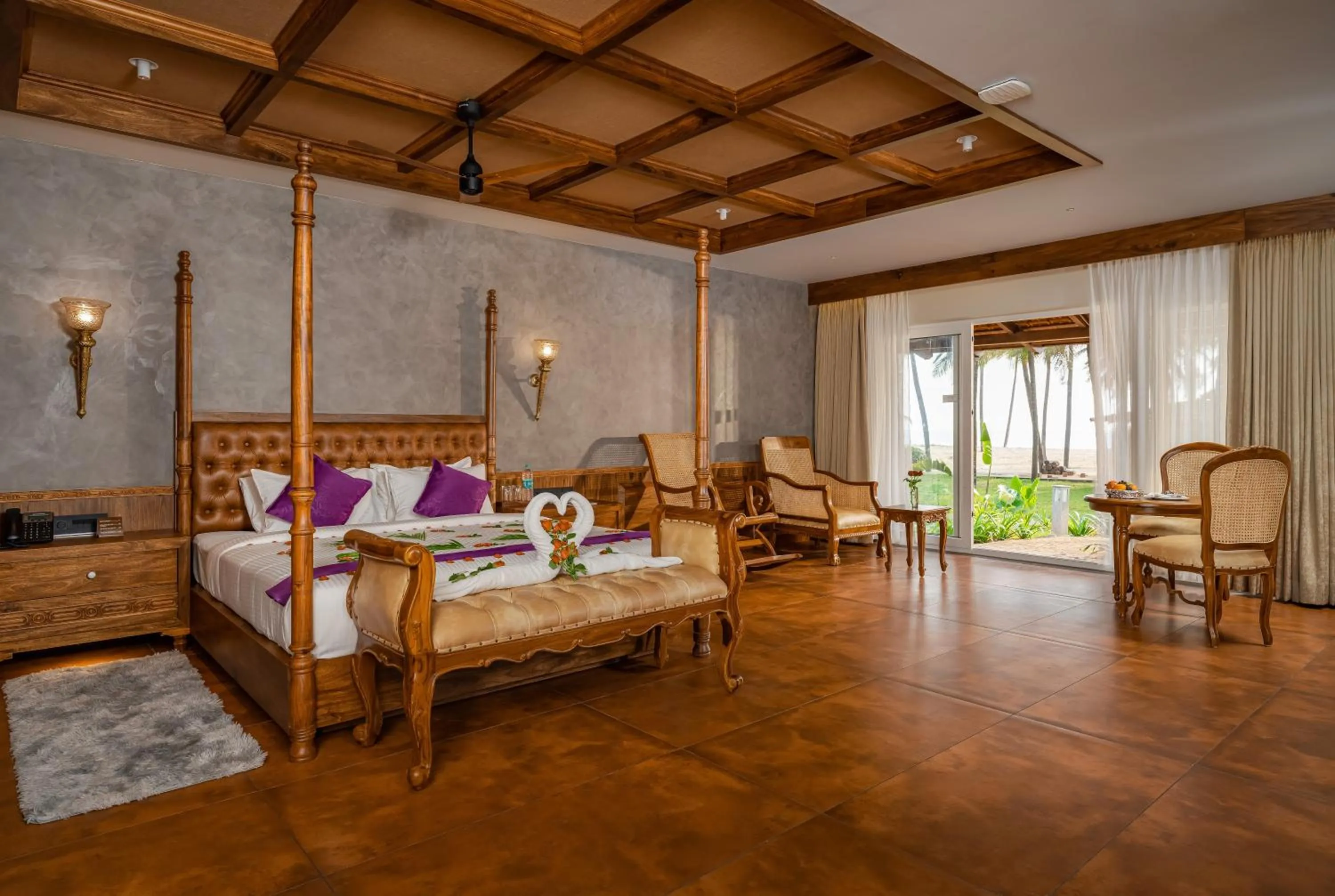 Photo of the whole room, Bed in Malabar Ocean Front Resort And Spa, Bekal