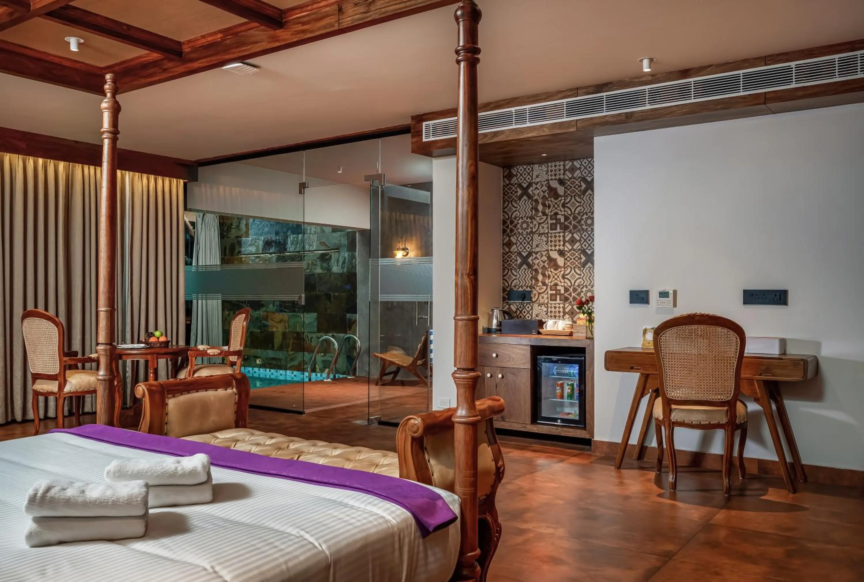 Photo of the whole room, Bed in Malabar Ocean Front Resort And Spa, Bekal