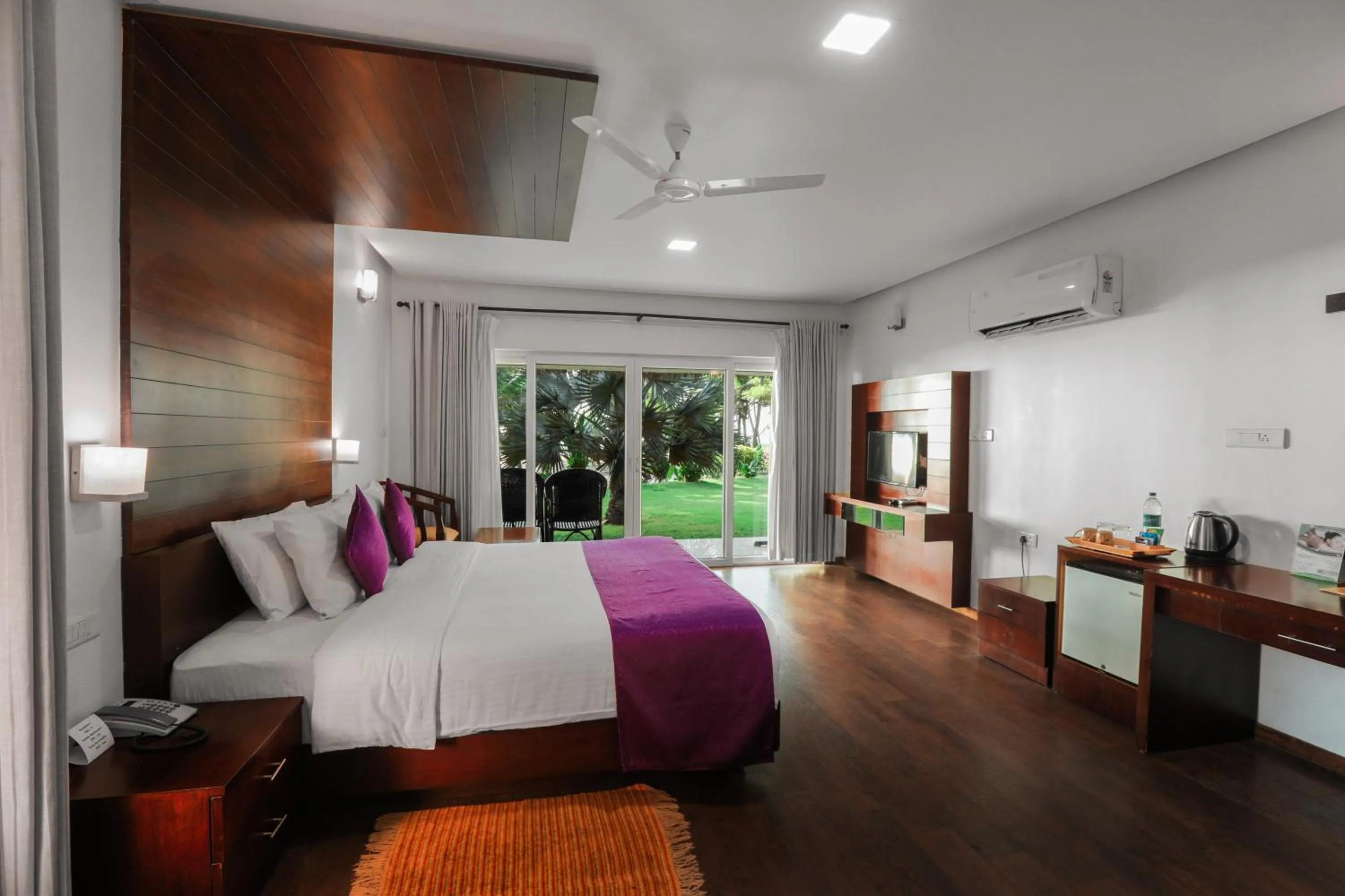 View (from property/room), Bed in Malabar Ocean Front Resort And Spa, Bekal