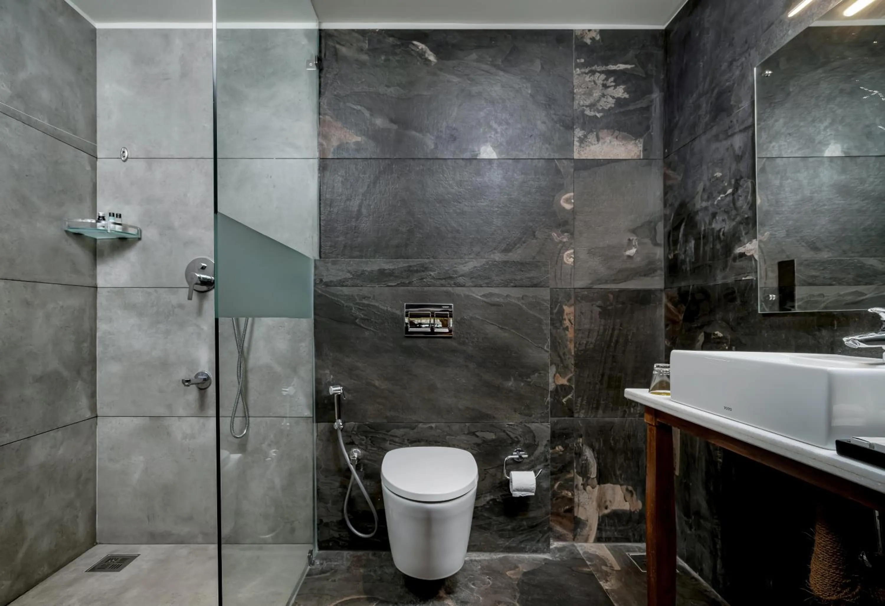 Bathroom in Malabar Ocean Front Resort And Spa, Bekal