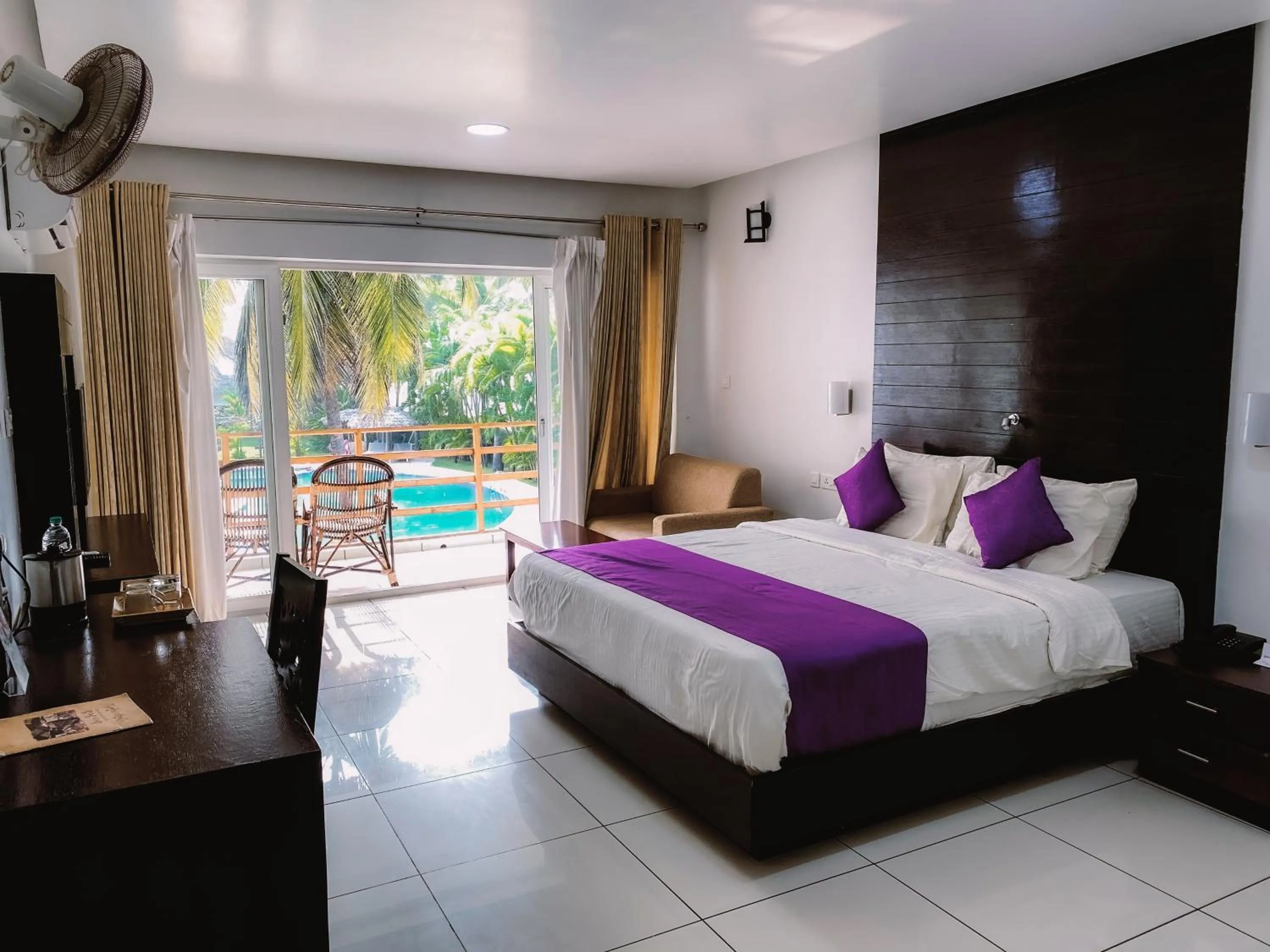 Bedroom, Bed in Malabar Ocean Front Resort And Spa, Bekal