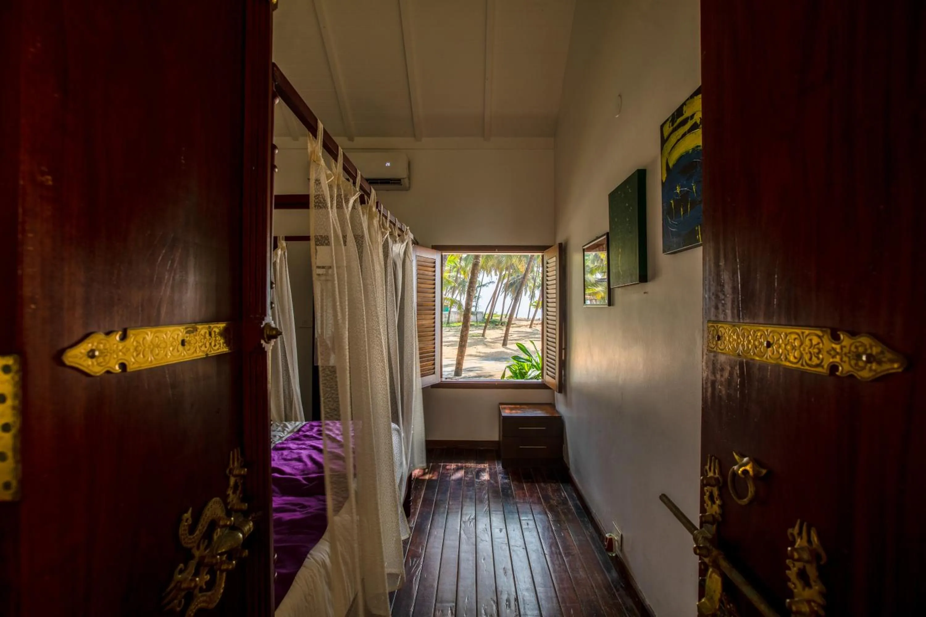 Bed in Malabar Ocean Front Resort And Spa, Bekal