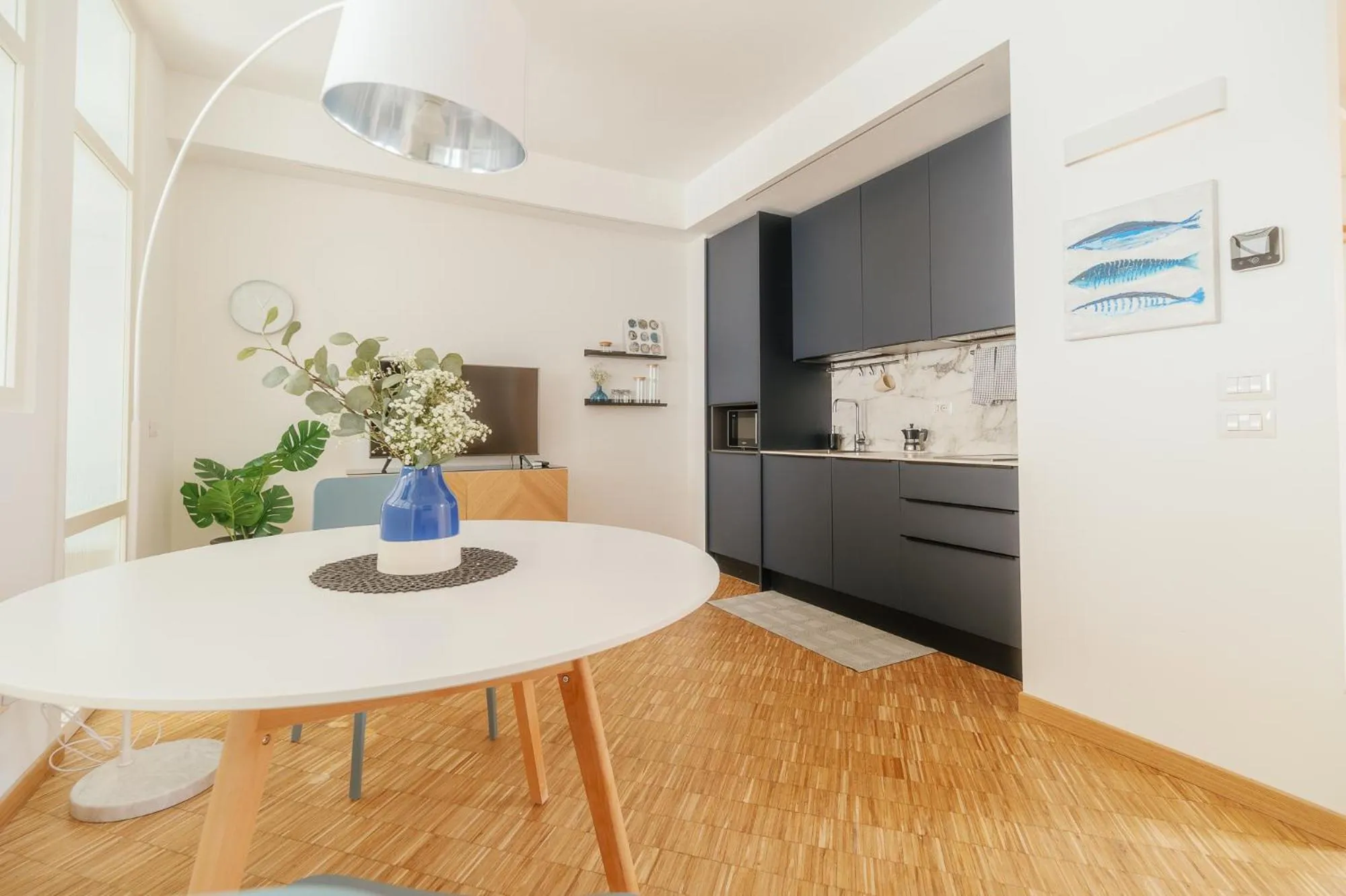 Kitchen or kitchenette in Residence Degli Aranci - Casêta