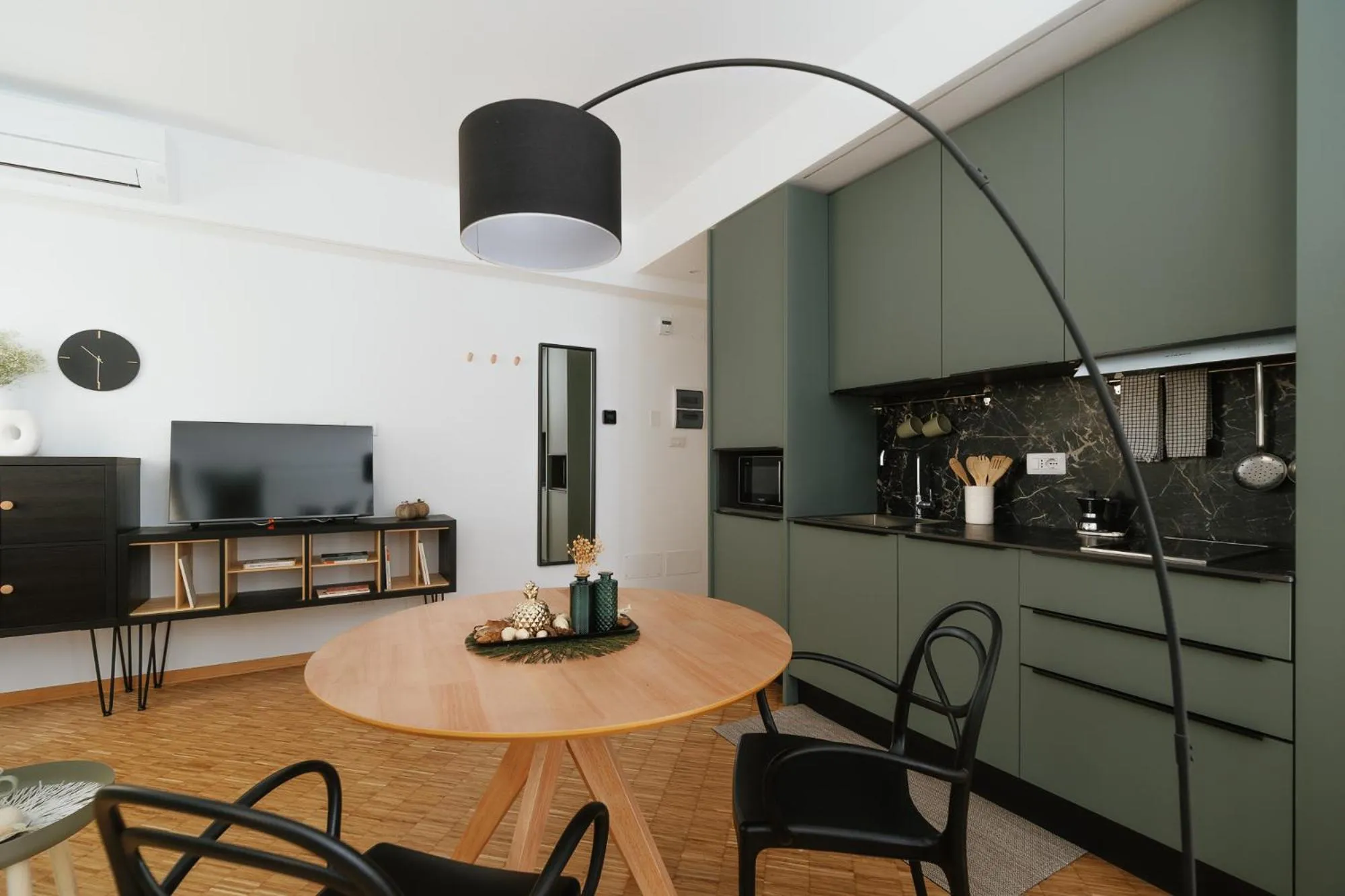 Kitchen or kitchenette in Residence Degli Aranci - Casêta