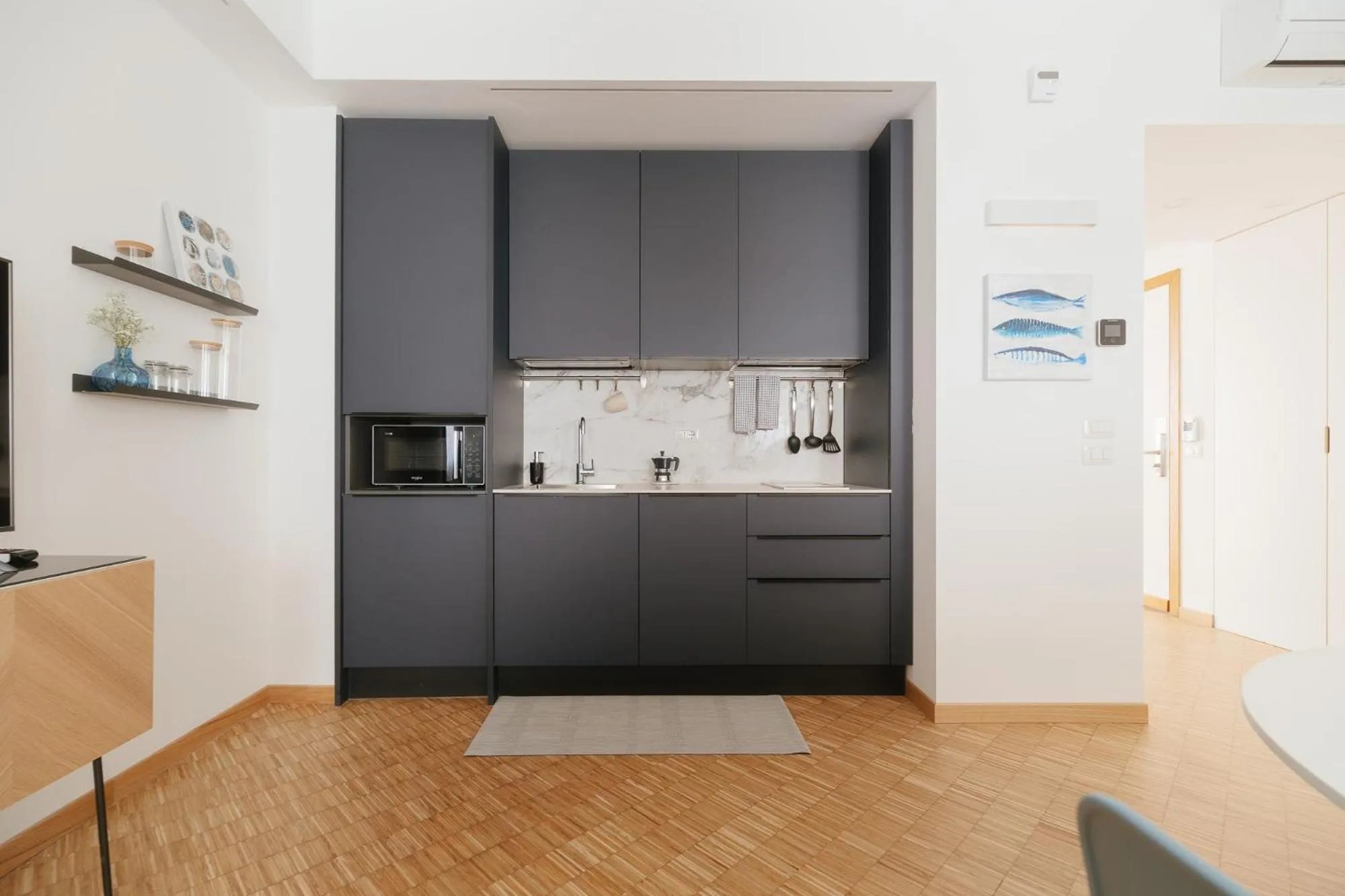 Kitchen or kitchenette in Residence Degli Aranci - Casêta